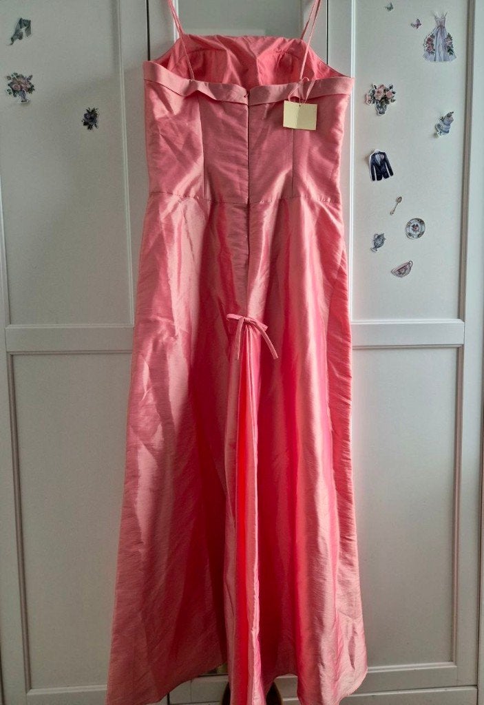 Roze strapless avondjurk Bella Formals by Venus, Bella Formals by Venus, Maat 42/44 (L), Nieuw, Ophalen of Verzenden