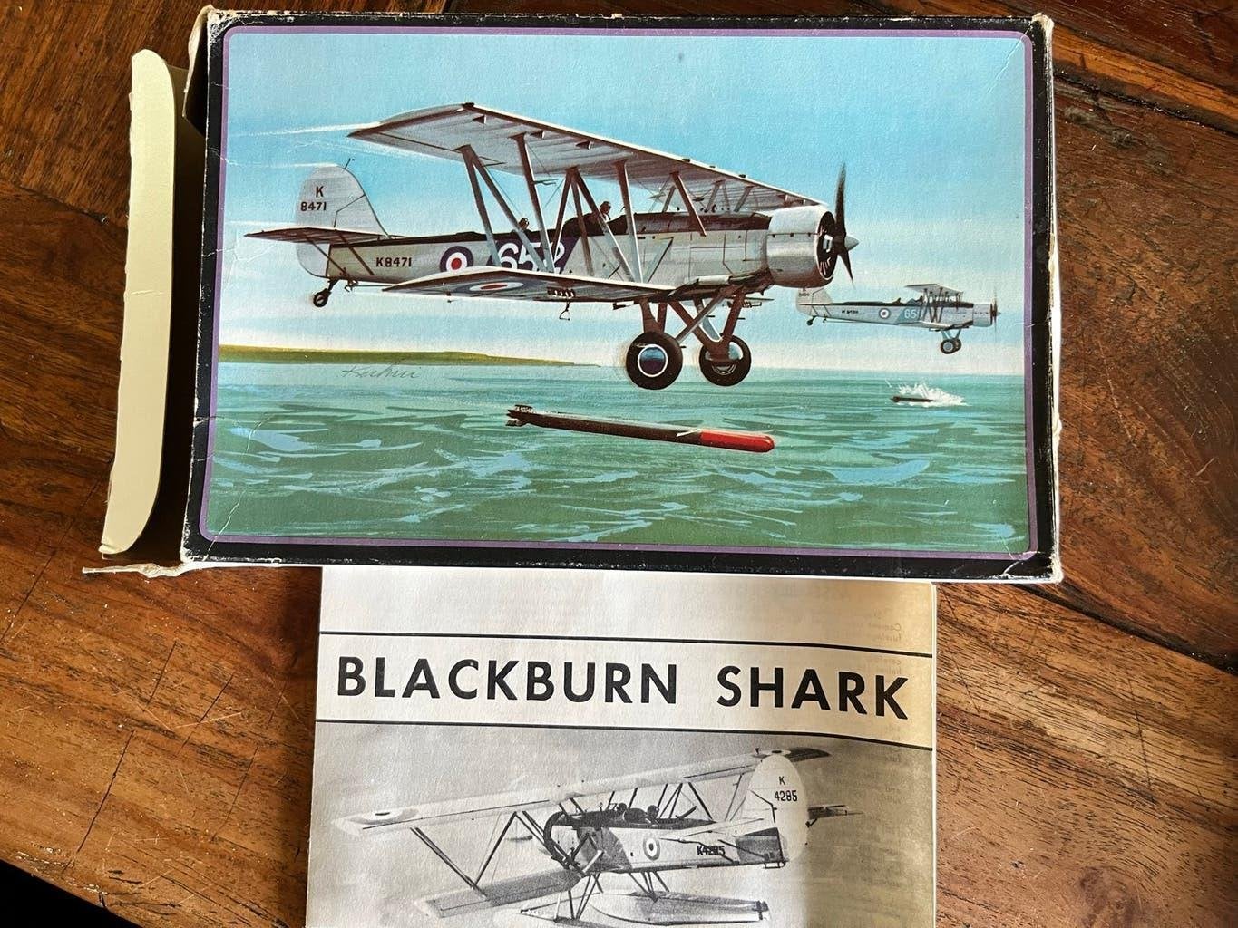 Blackburn Shark Torpedo-Bomber 1:72 Modelbouwkit, Overige merken, 1:72 tot 1:144, Gebruikt, Ophalen of Verzenden