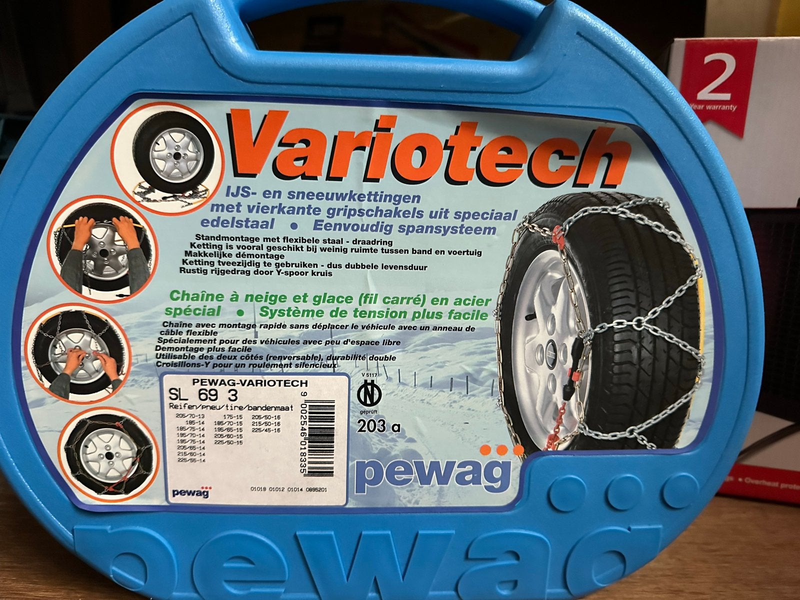 Pewag Variotech Sneeuwkettingen SL 69 3, Ophalen of Verzenden, Zo goed als nieuw