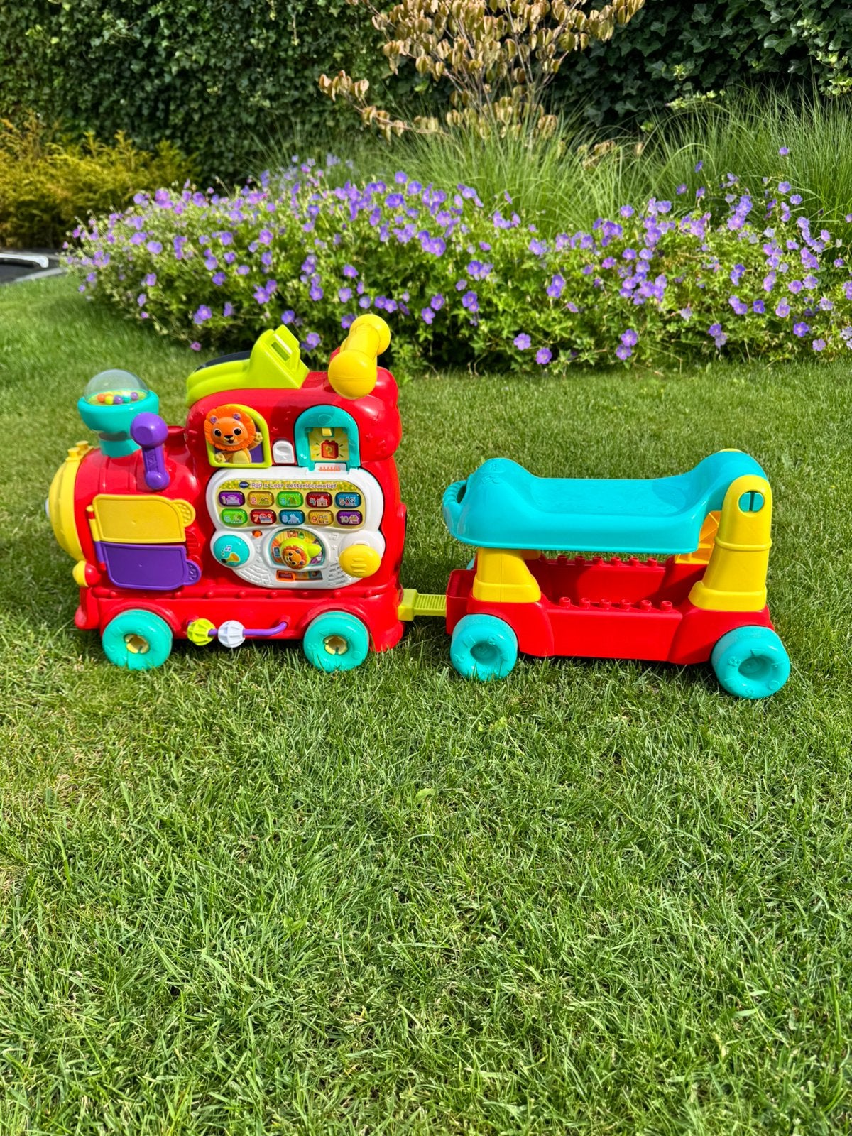 VTech interactieve leertrein met wagon, Ophalen, Zo goed als nieuw