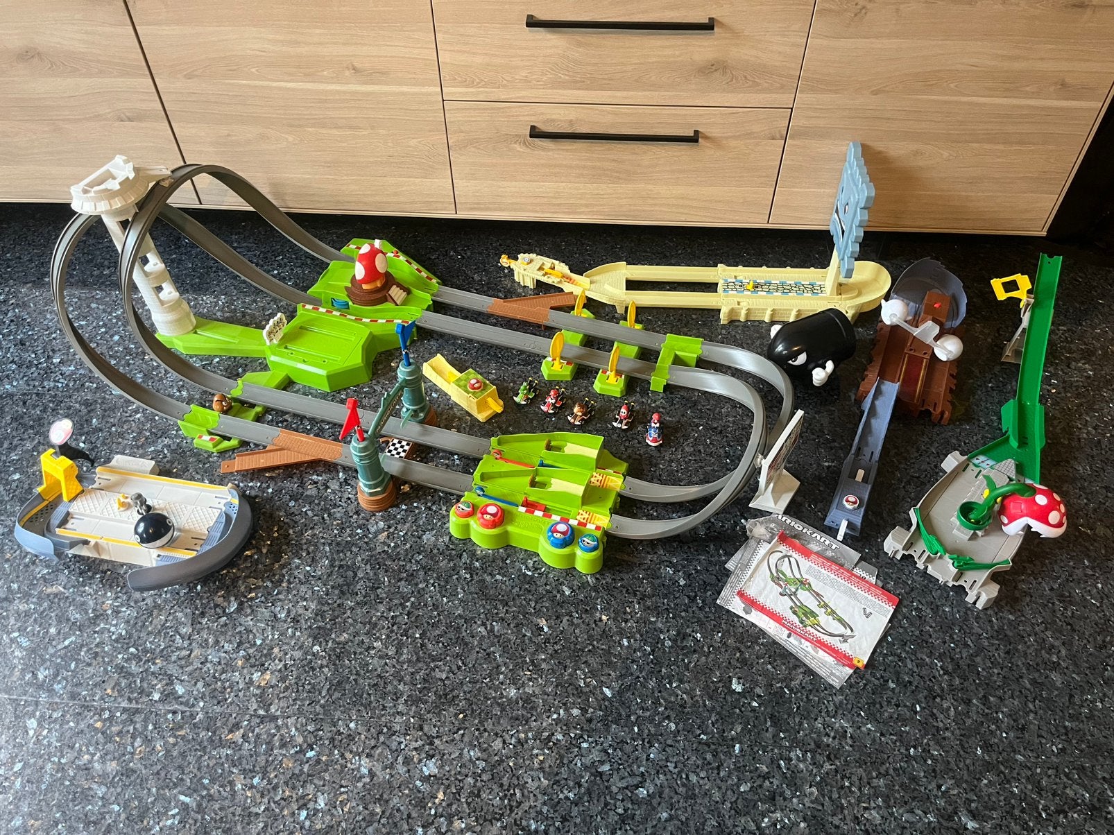 Hot Wheels Mario baan, Ophalen of Verzenden, Gebruikt, Handmatig, Hot Wheels