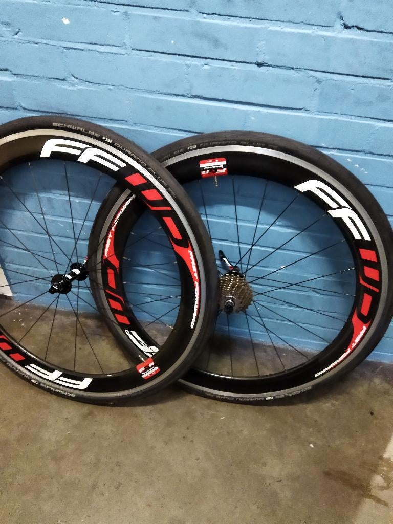 FFWD F6R Carbon Binnen en Buiten banden, Fietsen en Brommers, Fietsonderdelen, Racefiets, Carbon, Ophalen, Wiel