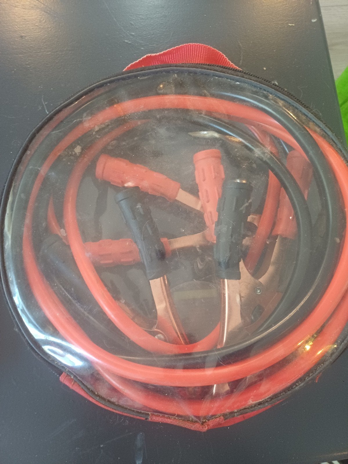 Startkabels in handige opbergtas, Ophalen, Gebruikt