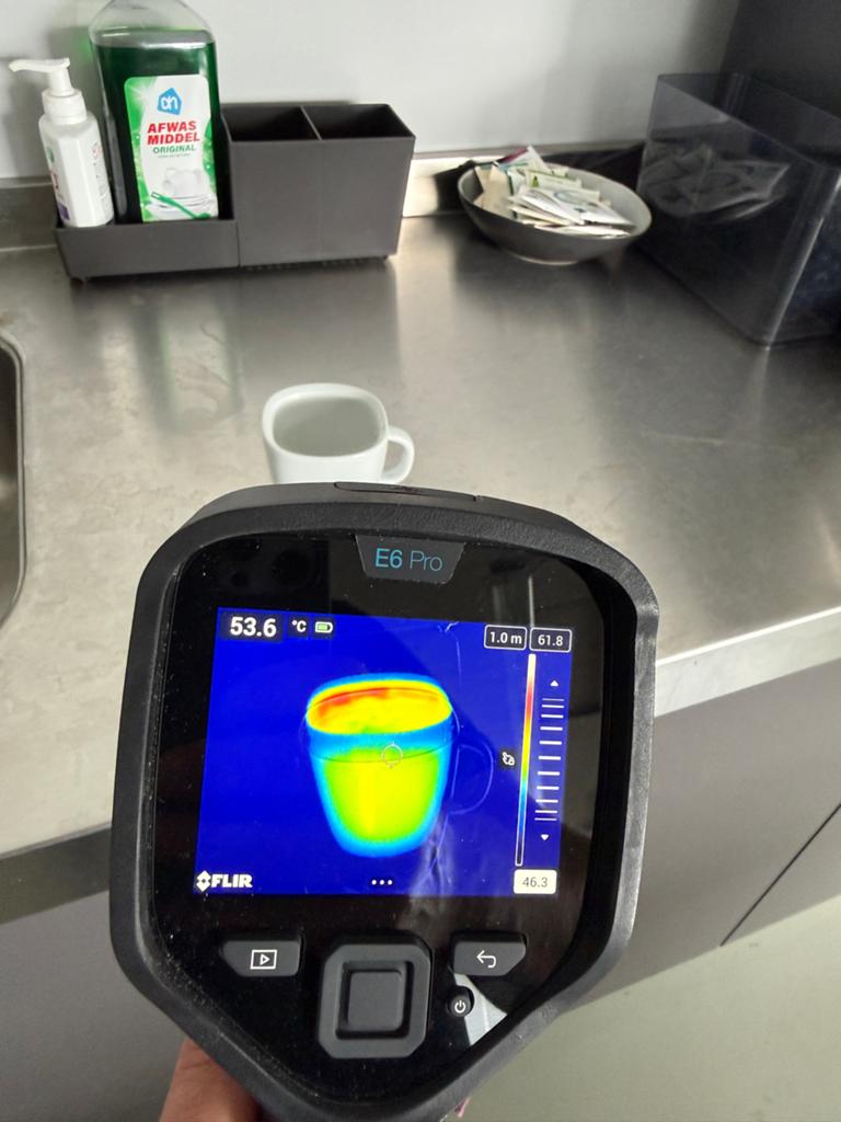 Flir E6 PRO thermografische camera, Doe-het-zelf en Verbouw, Meetapparatuur, Ophalen, Zo goed als nieuw, Temperatuur