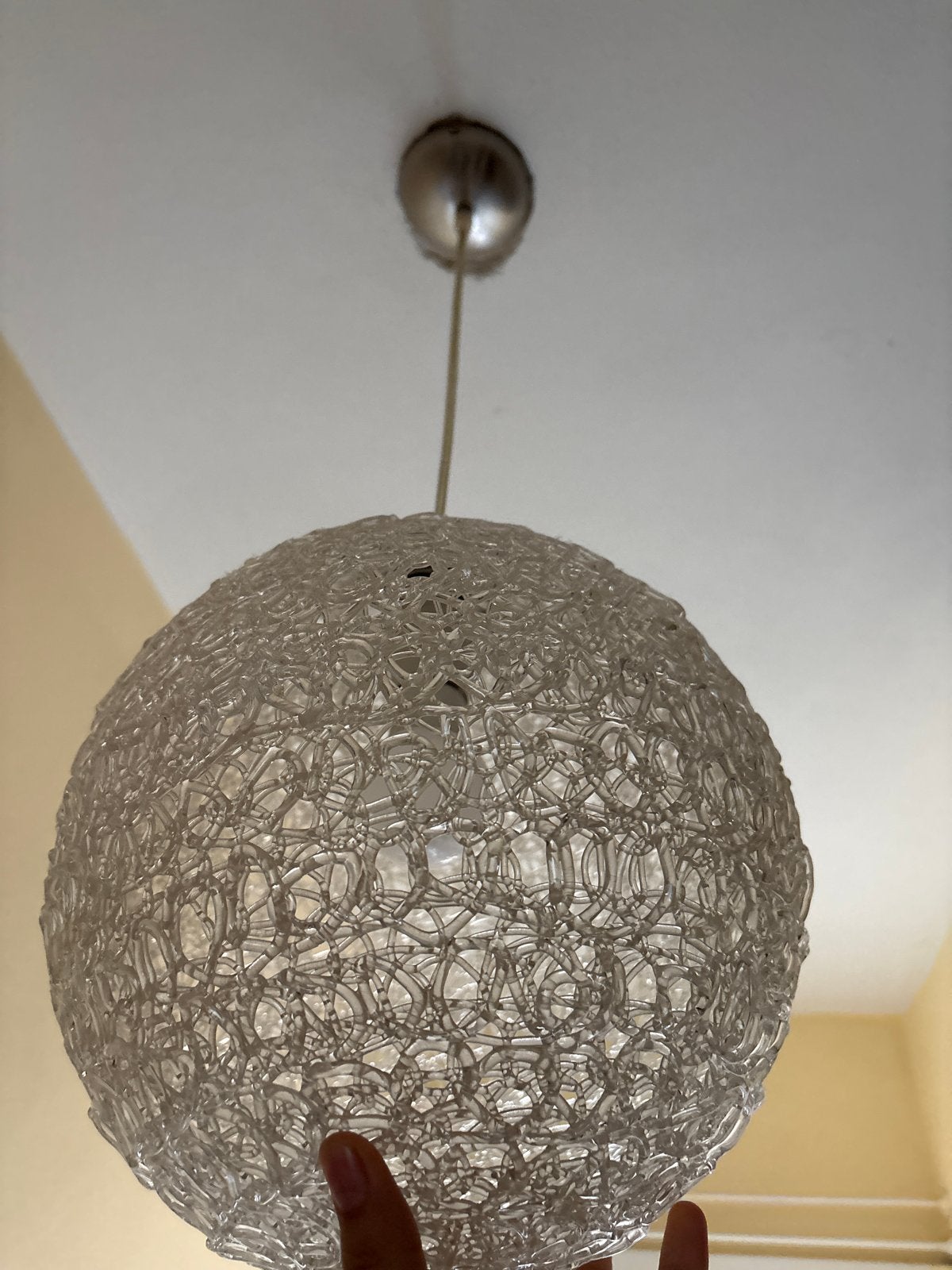 Moderne Hanglampen Set - Bolvormig Design, Kunststof, Modern, Zo goed als nieuw, Plafondlamp