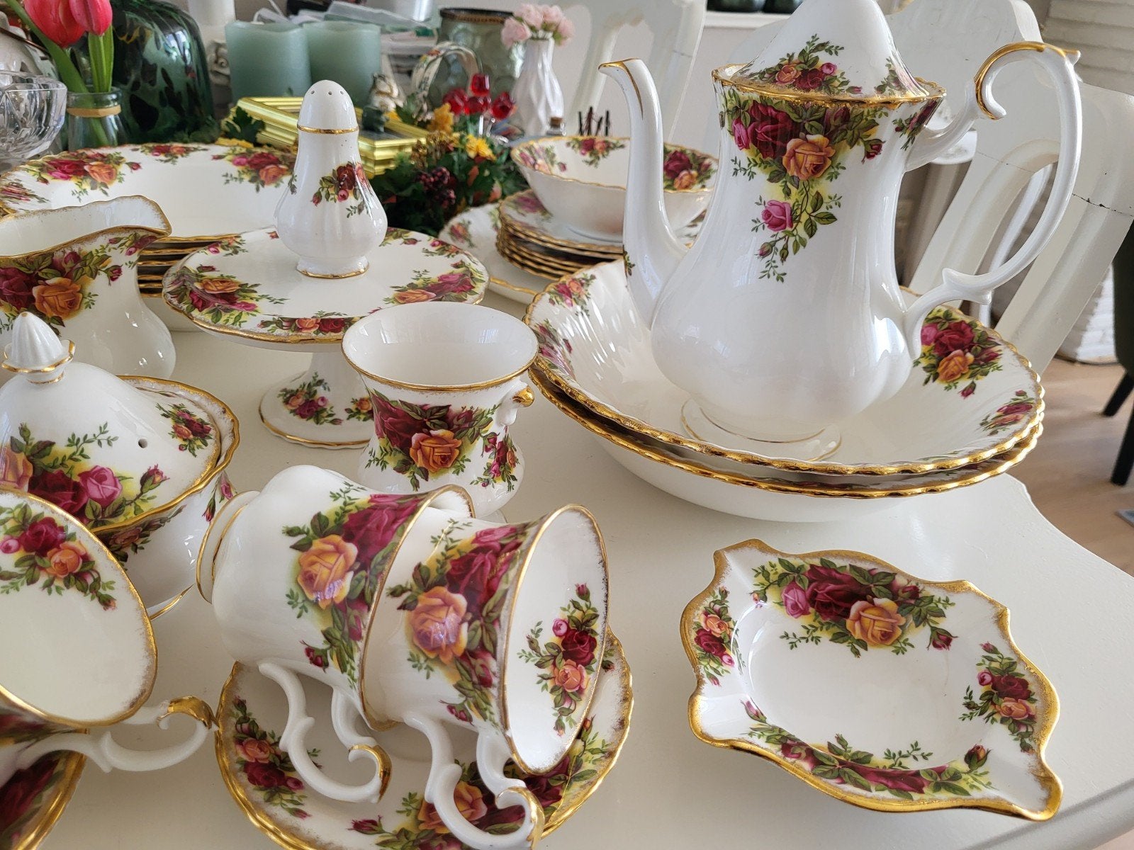 Royal Albert "old country roses" servies., Ophalen