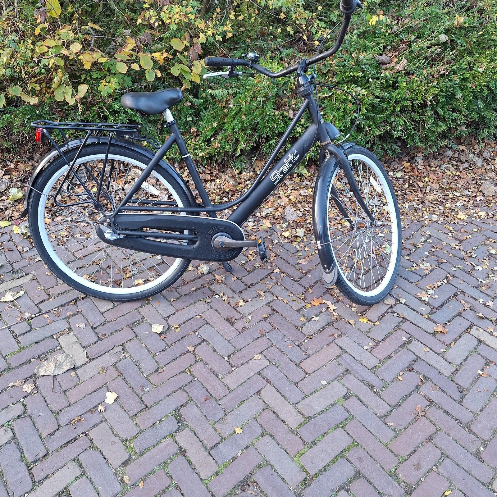 Static Stadsfiets 53 cm - 3 versnellingen, terugtraprem, Versnellingen, Ophalen, Overige merken, 53 tot 56 cm