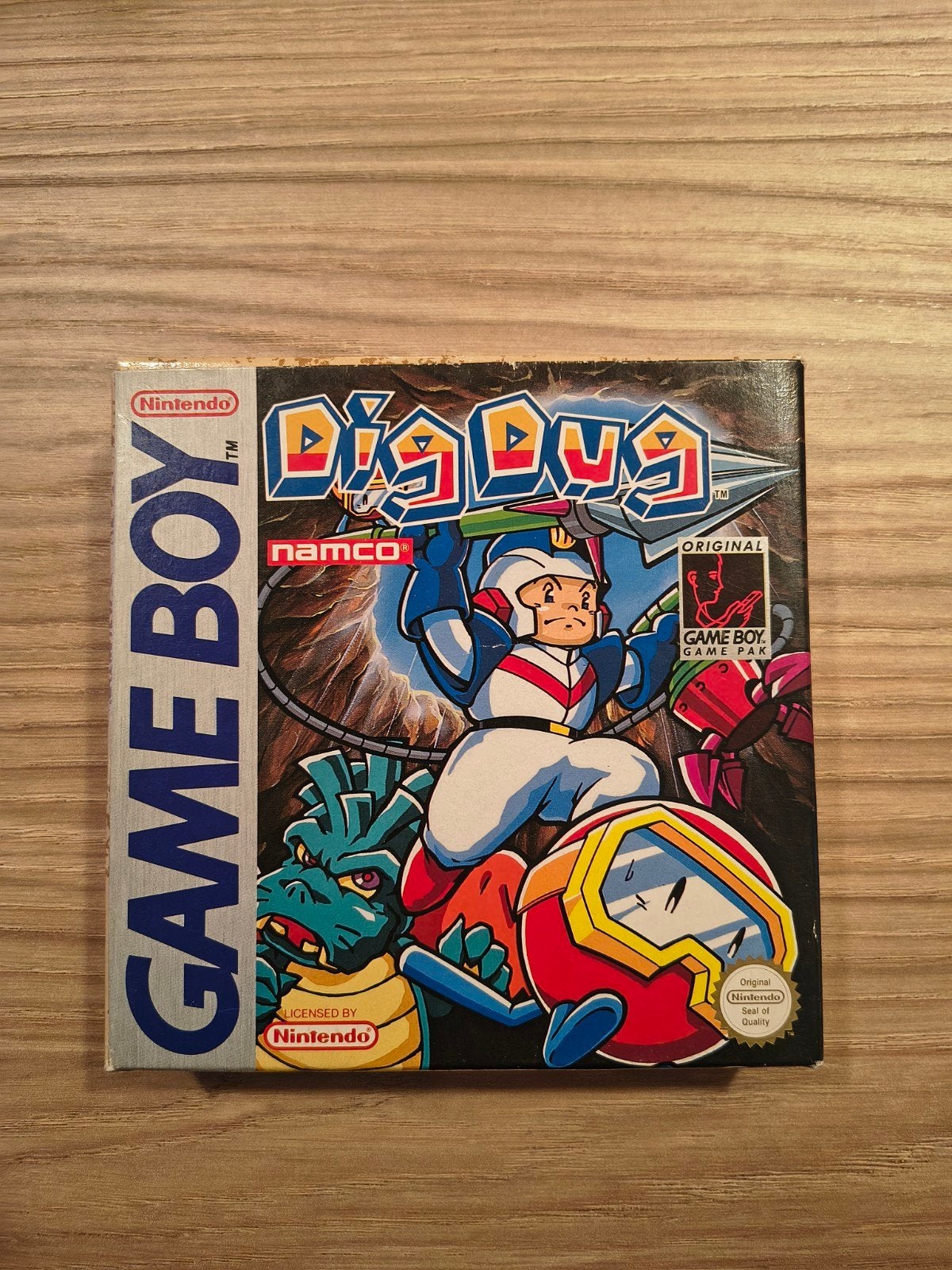 Dig Dug (Game Boy) compleet in doos, 1 speler, Ophalen of Verzenden, Zo goed als nieuw, Vanaf 3 jaar