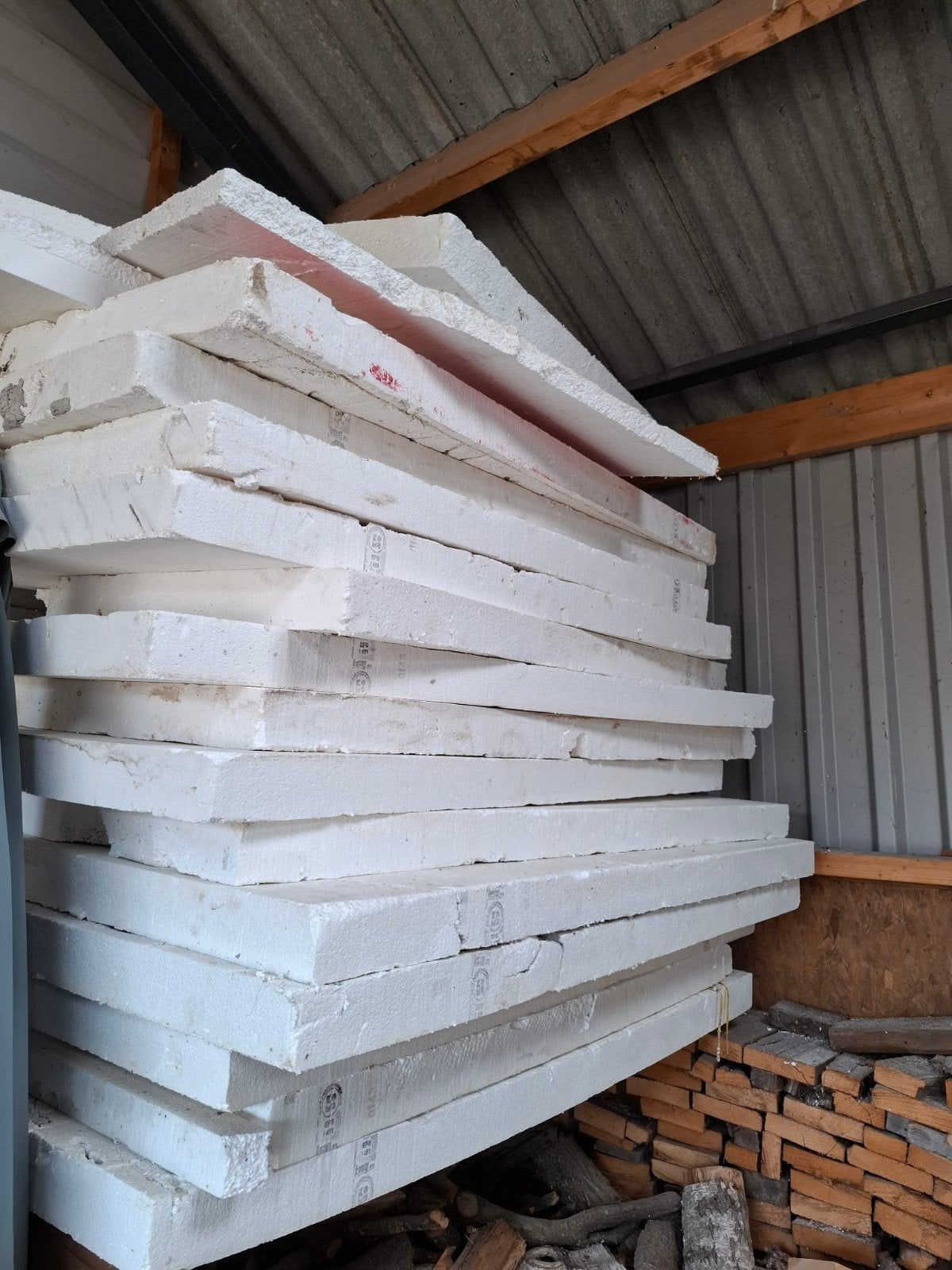 Tempex isolatie platen, Doe-het-zelf en Verbouw, Ophalen, Gebruikt, 15 m² of meer, Piepschuim (Tempex)