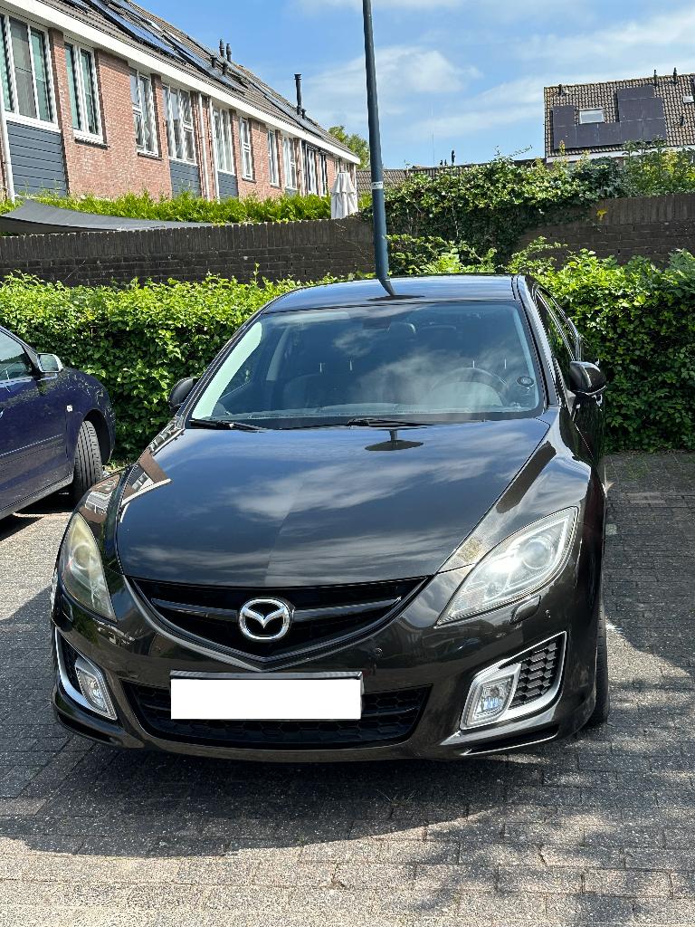 Mazda 6 GH GTM GT-M 2008, Voorwielaandrijving, Zwart, 4 cilinders, Leder en Stof