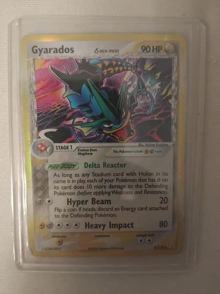 Gyarados Delta Species Pokémon Kaart (Holo), Hobby en Vrije tijd, Verzamelkaartspellen | Pokémon, Ophalen of Verzenden, Gebruikt