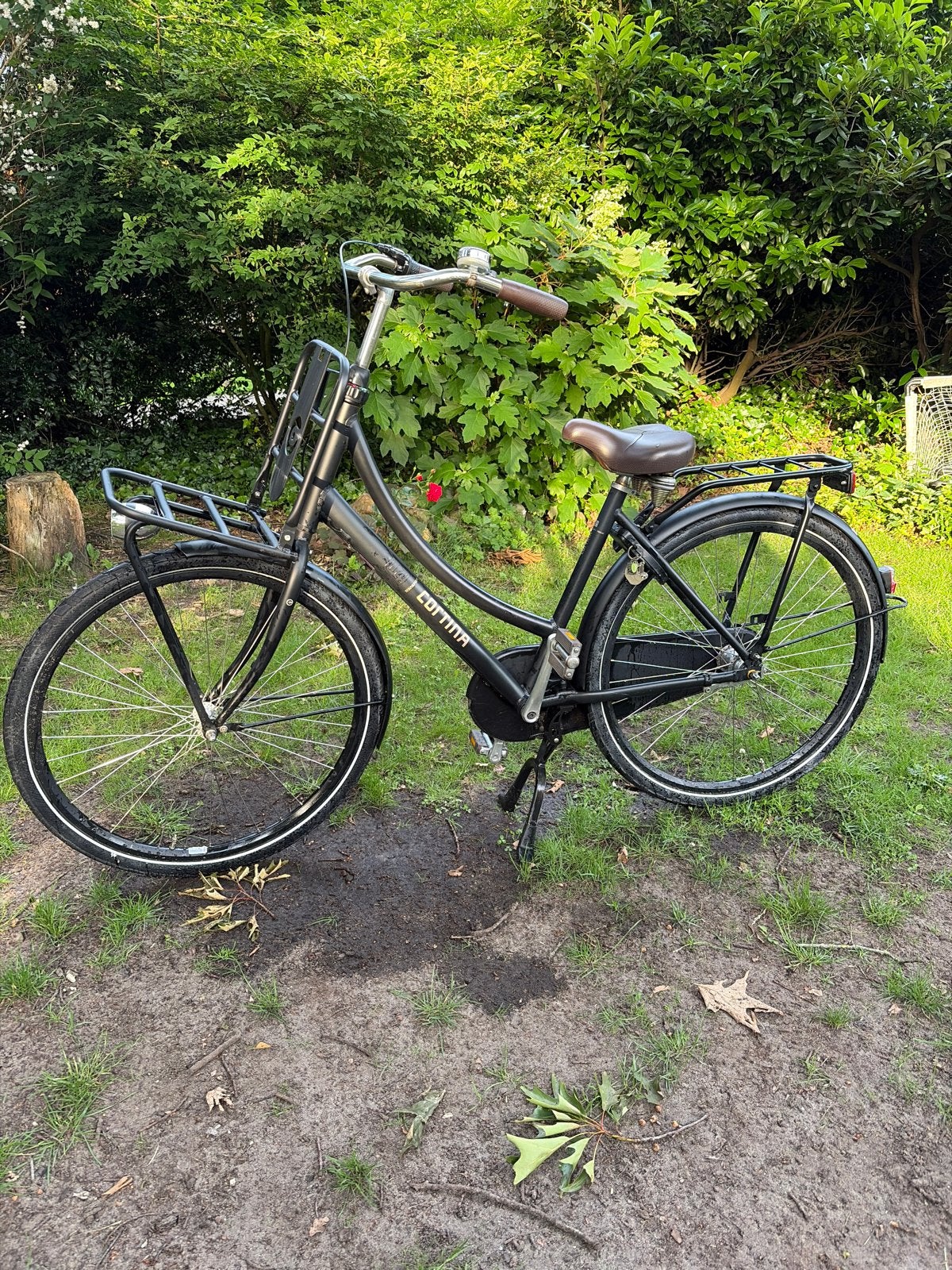 Cortina Transportfiets Dames 28 inch in helr goede staat, Terugtraprem, (Extra) lage instap, 47 tot 50 cm, Zo goed als nieuw