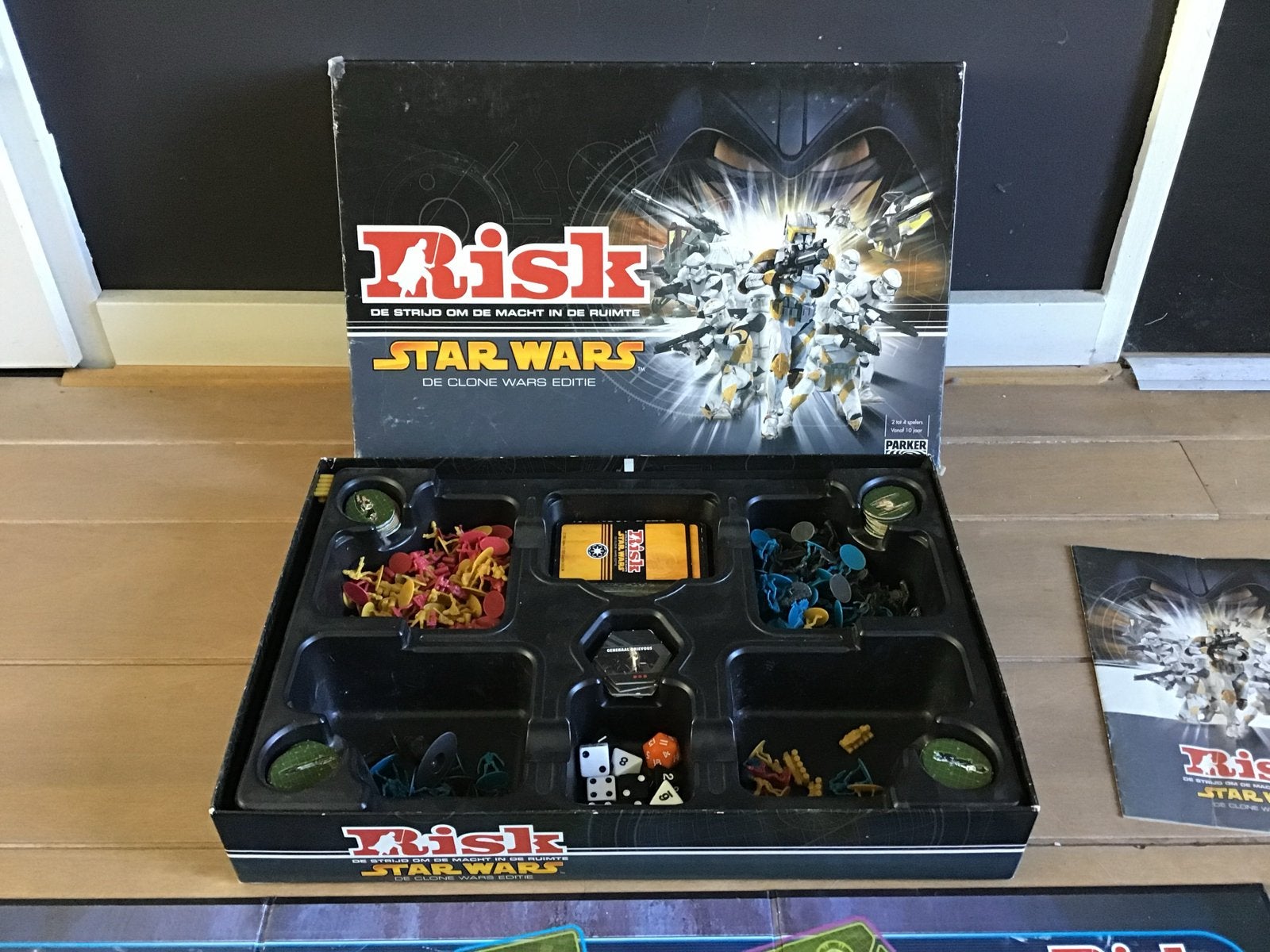 Risk Star Wars: De Clone Wars Editie Bordspel, Hobby en Vrije tijd, Gezelschapsspellen | Bordspellen, Drie of vier spelers, Ophalen of Verzenden