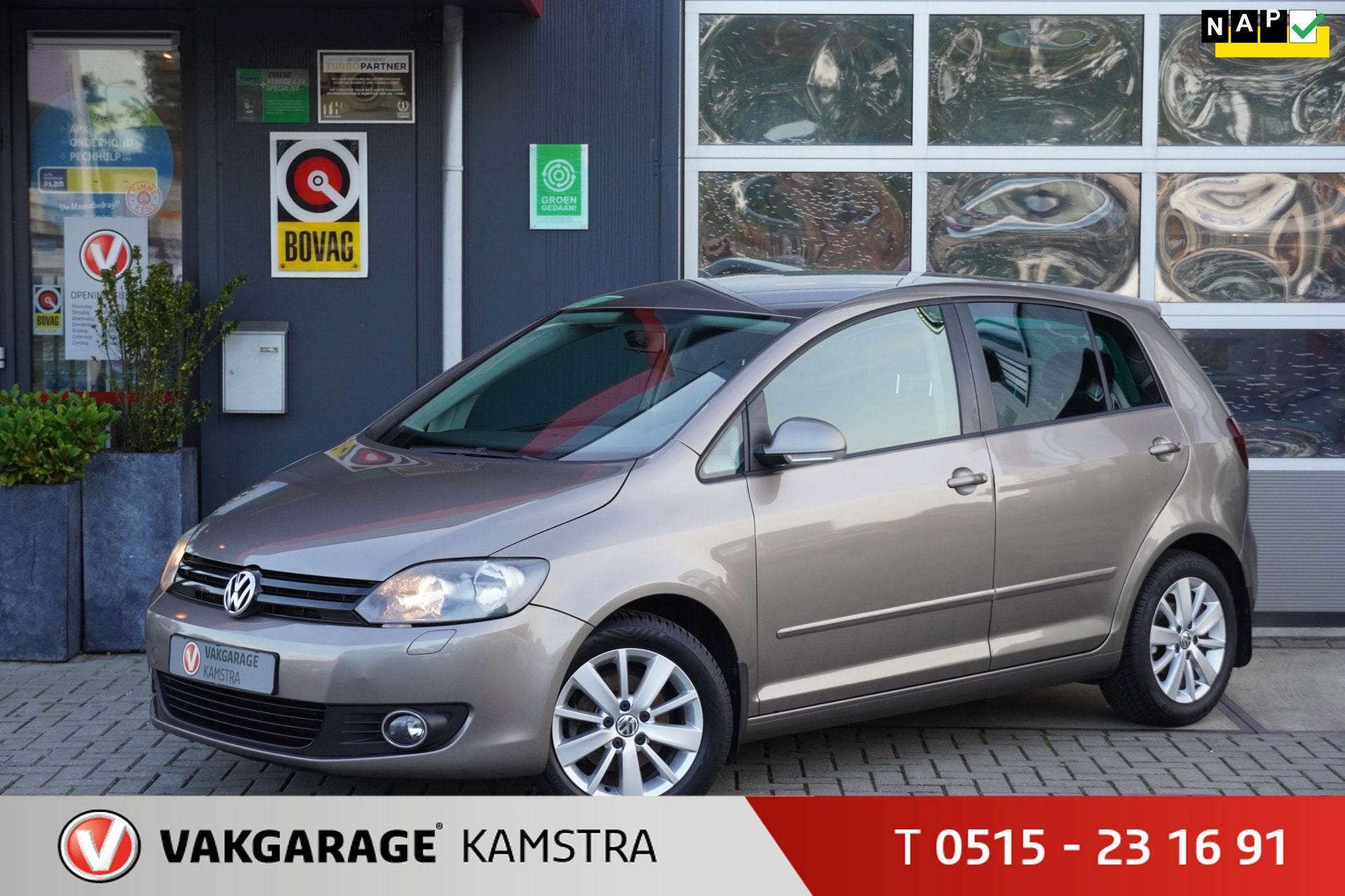Volkswagen Golf Plus 1.2 TSI 105PK NAP Clima/Cruise/Trekhaak, Euro 5, Stof, Gebruikt, 680 kg