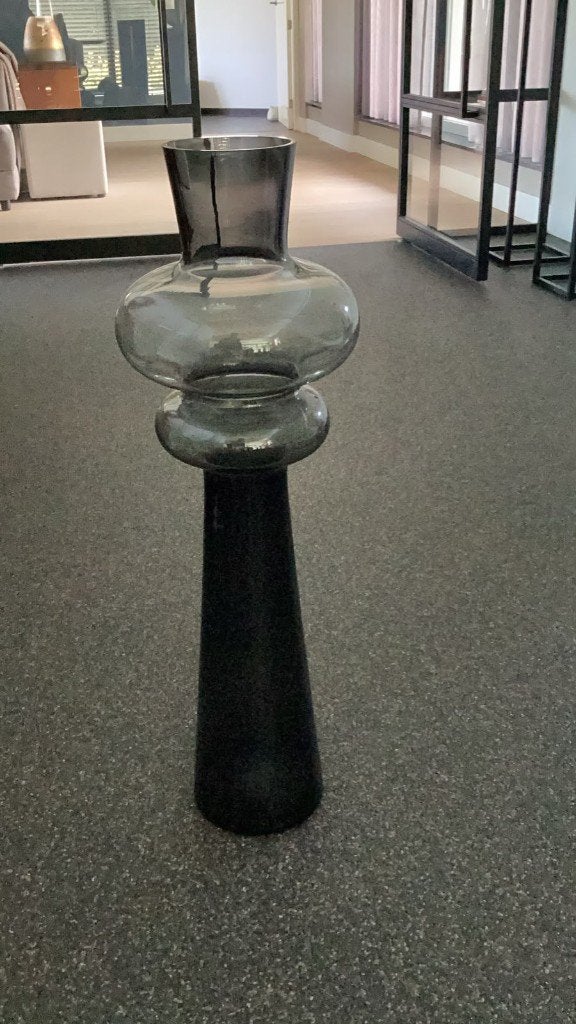 Grote glazen vaas 80 cm. hoog, hotelchique, Huis en Inrichting, Woonaccessoires | Vazen, Ophalen, Overige kleuren, 80 cm, Glas