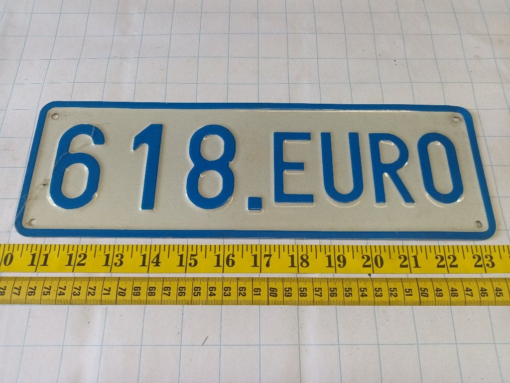 License plate European Union, Ophalen of Verzenden, Gebruikt, Auto's