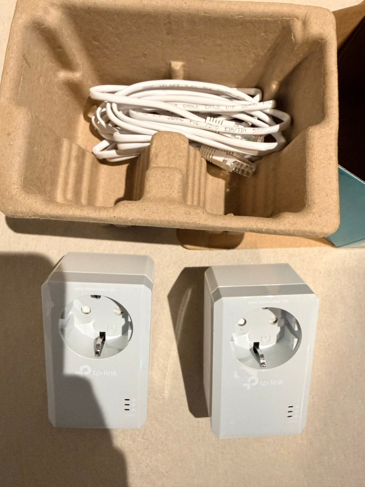 TP-Link Powerline Starter Kit AV600 - Plug & Play, Computers en Software, Ophalen of Verzenden, Zo goed als nieuw