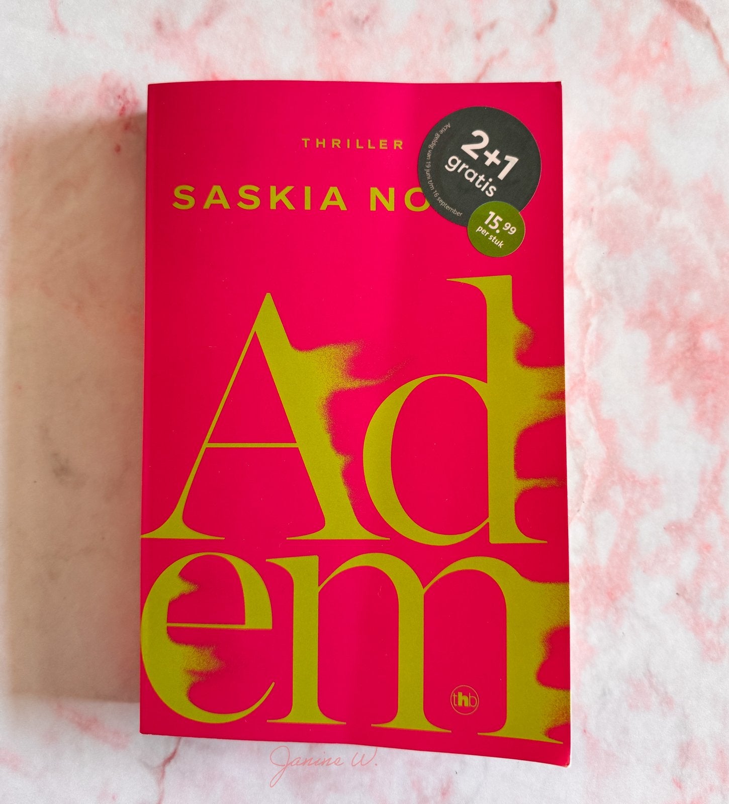 Saskia Noort  Adem, Boeken, Ophalen of Verzenden, Gelezen