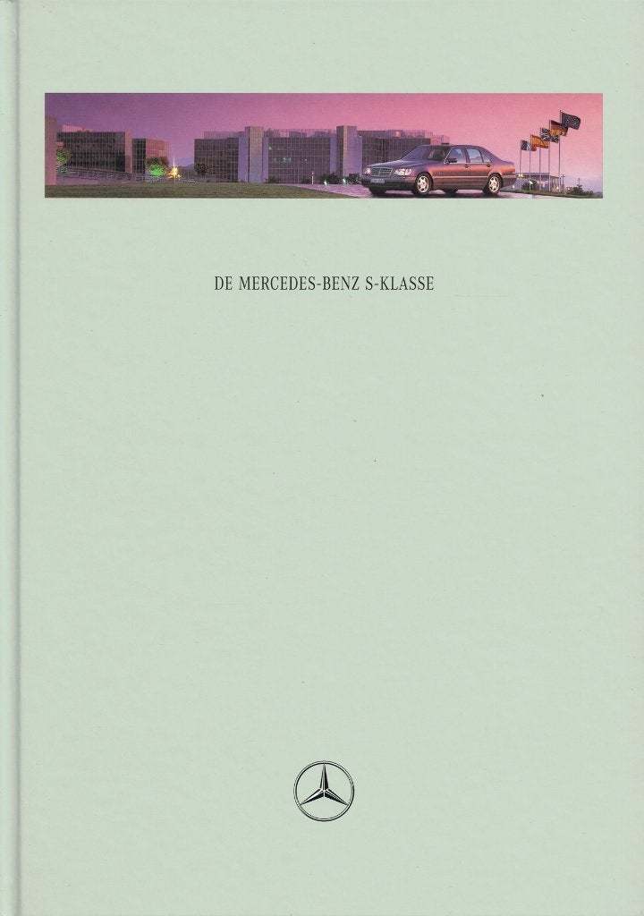 Folder Mercedes-Benz S-klasse (W140 - hardcover - 1997), Verzenden, Zo goed als nieuw, Mercedes