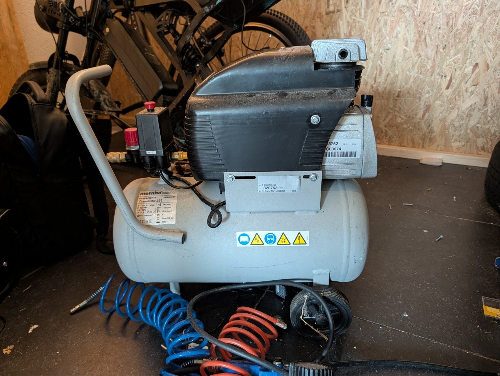 Metabo classic Compressor  A255, Minder dan 25 liter, Ophalen of Verzenden, Minder dan 200 liter/min