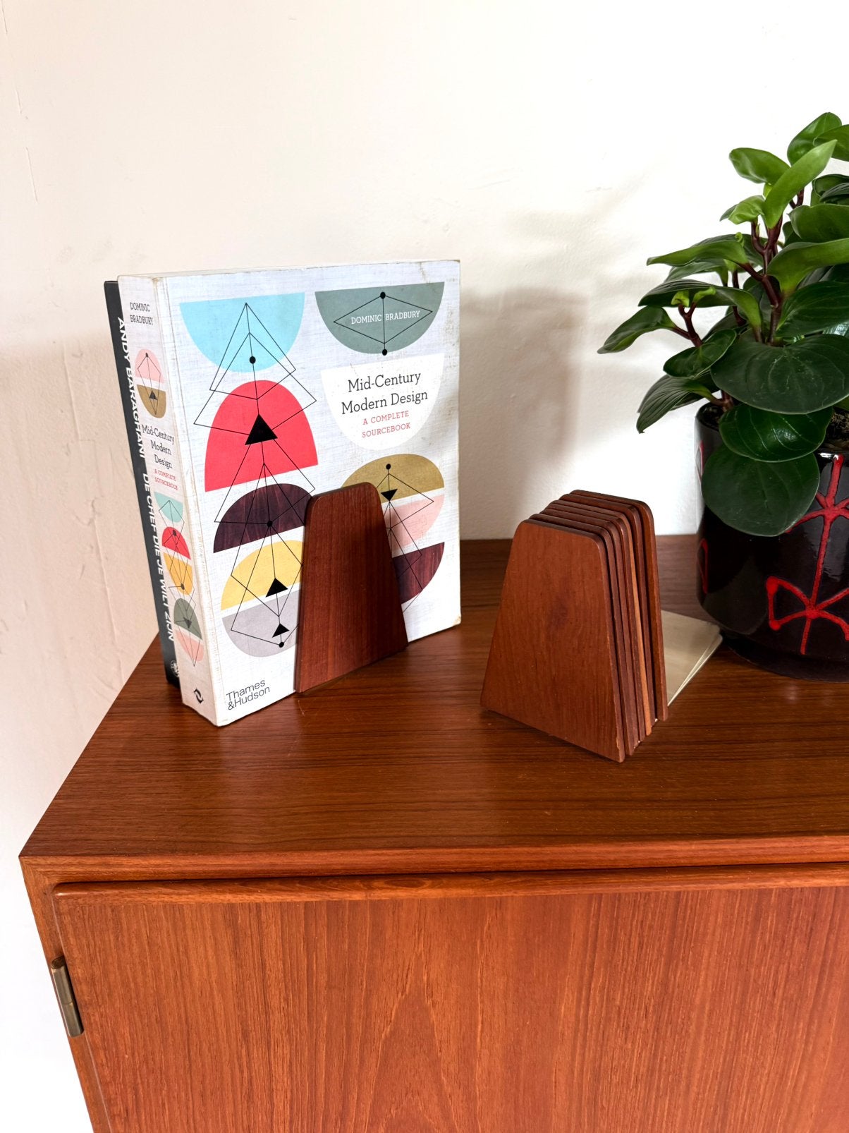 8x vintage teakhouten boekensteun, Kai Kristiansen ‘60, Gebruikt, Kai Kristiansen, Kai Kristiansen, Ophalen of Verzenden