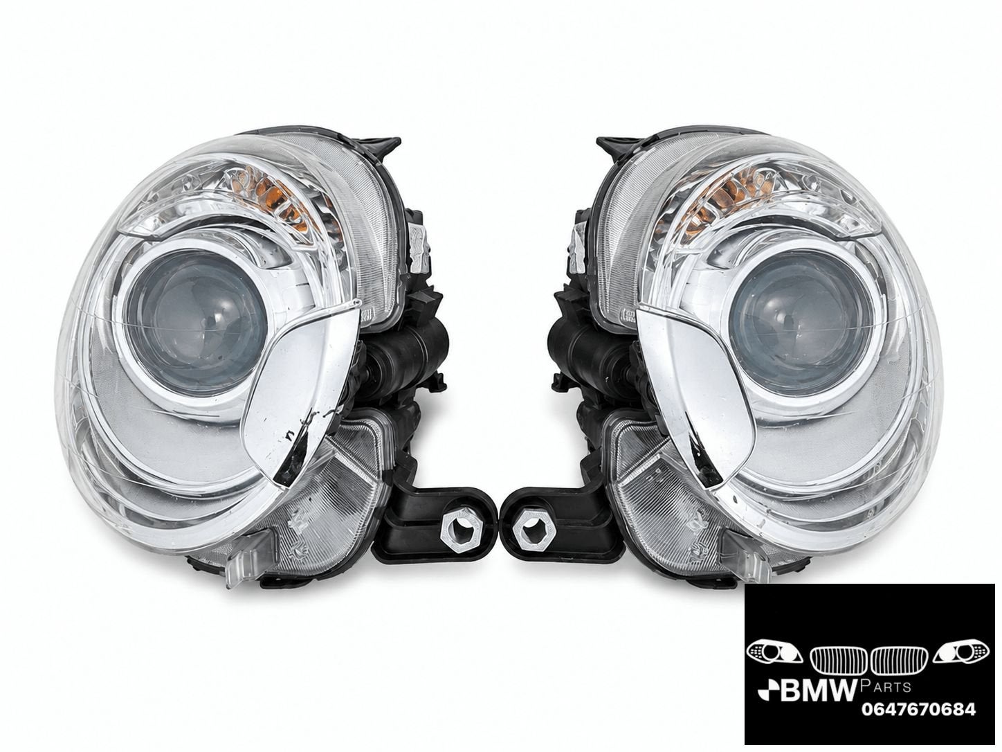 Set koplamp xenon Abarth 595 / Fiat 500 facelift, Gebruikt, -, Overige automerken, Ophalen of Verzenden