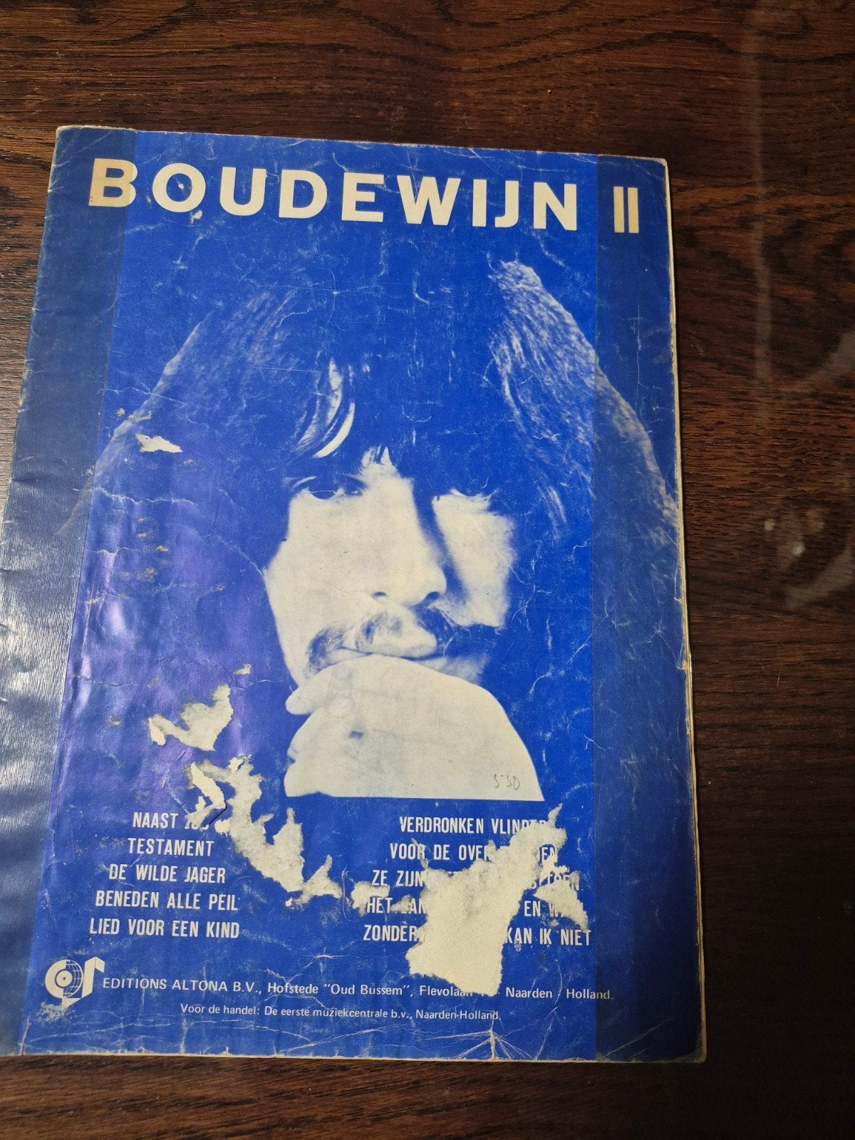 Boudewijn II Songbook - Vintage bladmuziek, Overige instrumenten, Gebruikt, Ophalen of Verzenden, Artiest of Componist