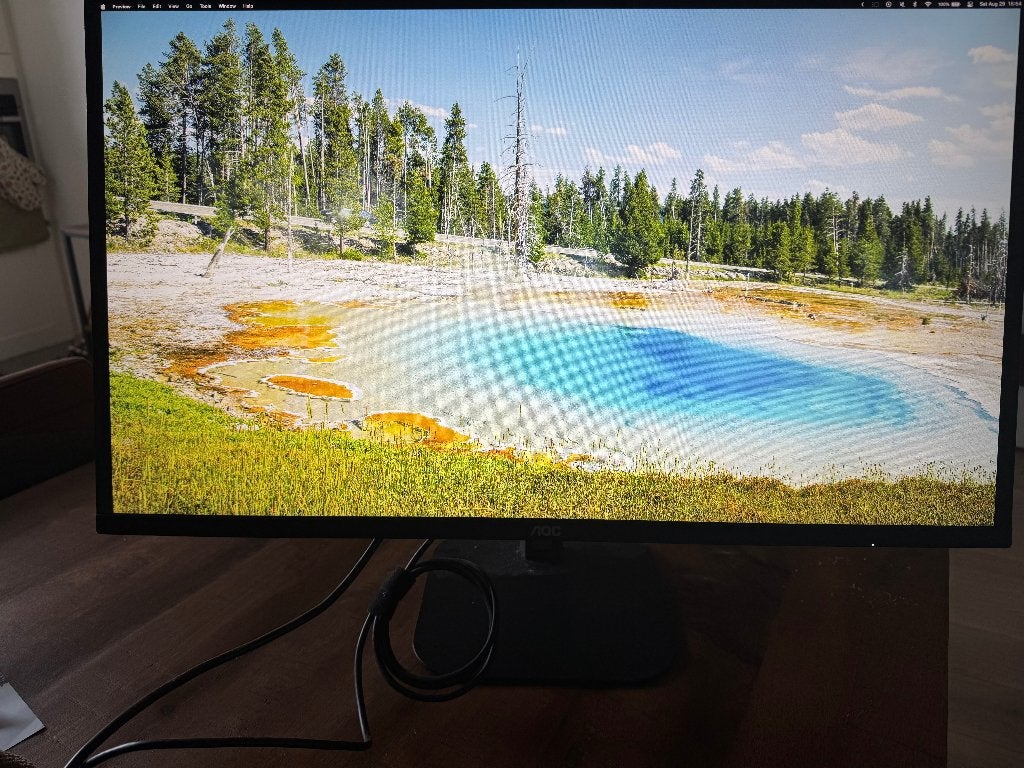 AOC Monitor AOC Q32V5CE Zwart, Computers en Software, Ophalen, VA, Zo goed als nieuw, Diverse (Sony, LG, AOC, HP, ASUS, Philips, KOORUI)