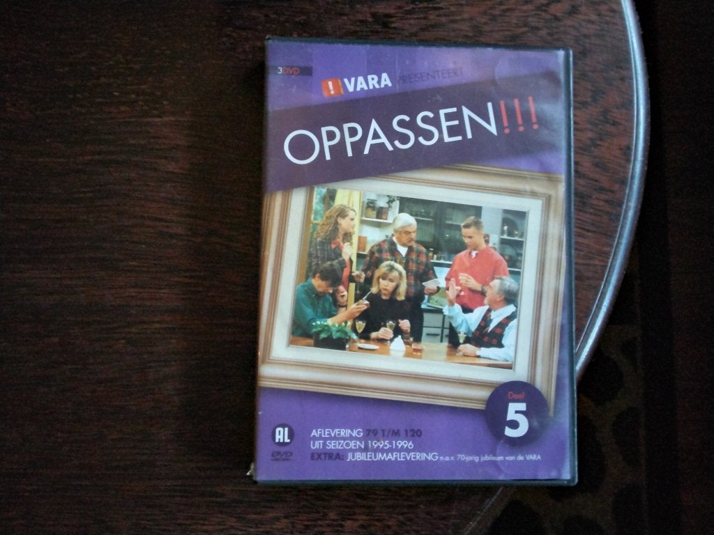 Oppassen seizoen 5 compleet, 3disk, origineel, Alle leeftijden, Zo goed als nieuw, Komedie, Seizoen 5