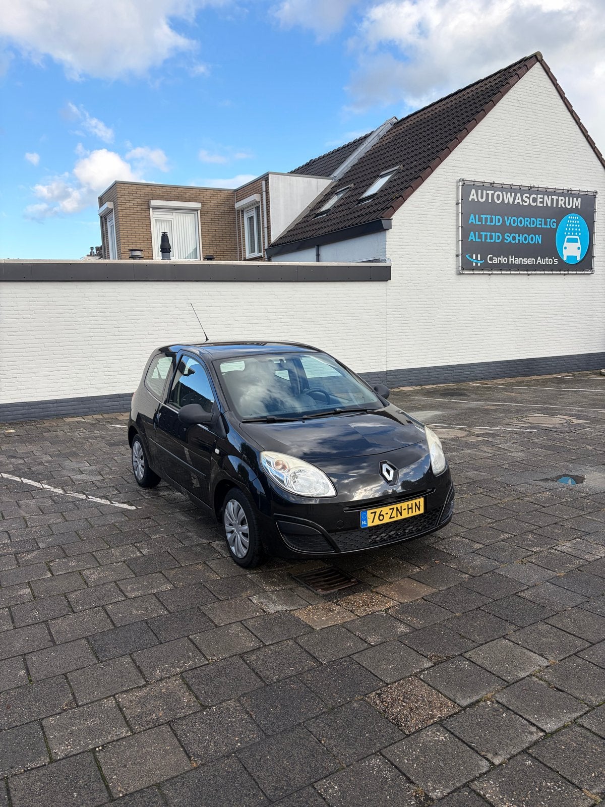 Renault Twingo 1.1 2008 Zwart, Auto's, Voorwielaandrijving, Twingo, 31 €/maand, 4 cilinders