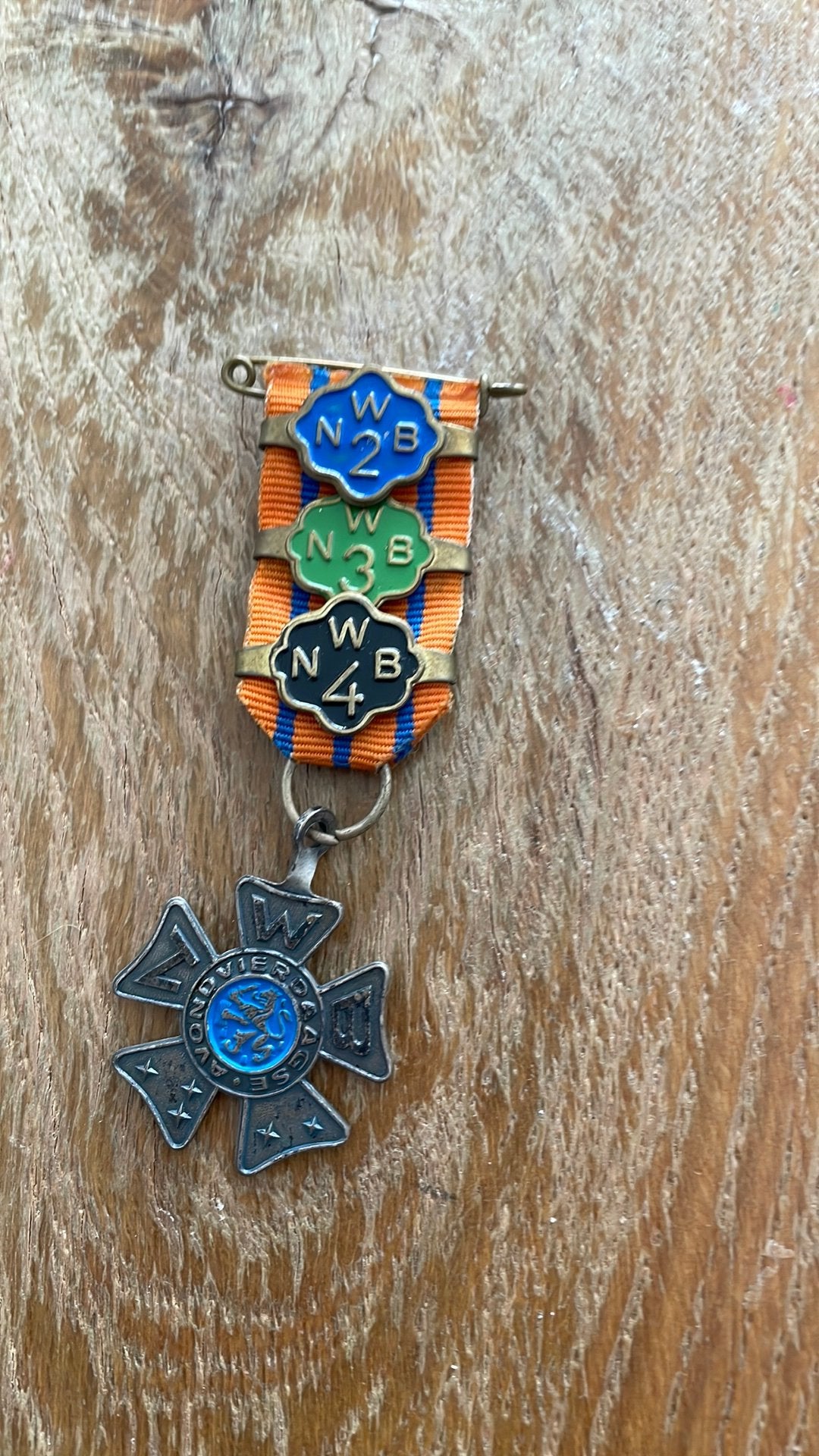 Medaille avondvierdaagse  1 2 3 4 x, Ophalen of Verzenden, Overige materialen