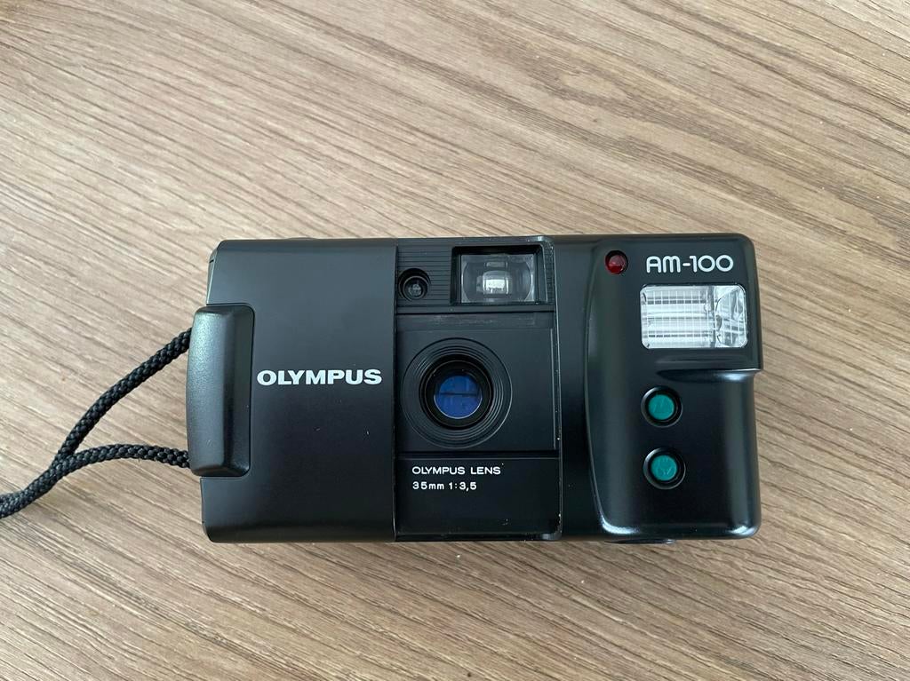 Olympus AM-100 Compact Camera - Vintage Analoge Fotografie, Audio, Tv en Foto, Fotocamera's Analoog, Ophalen of Verzenden, Gebruikt