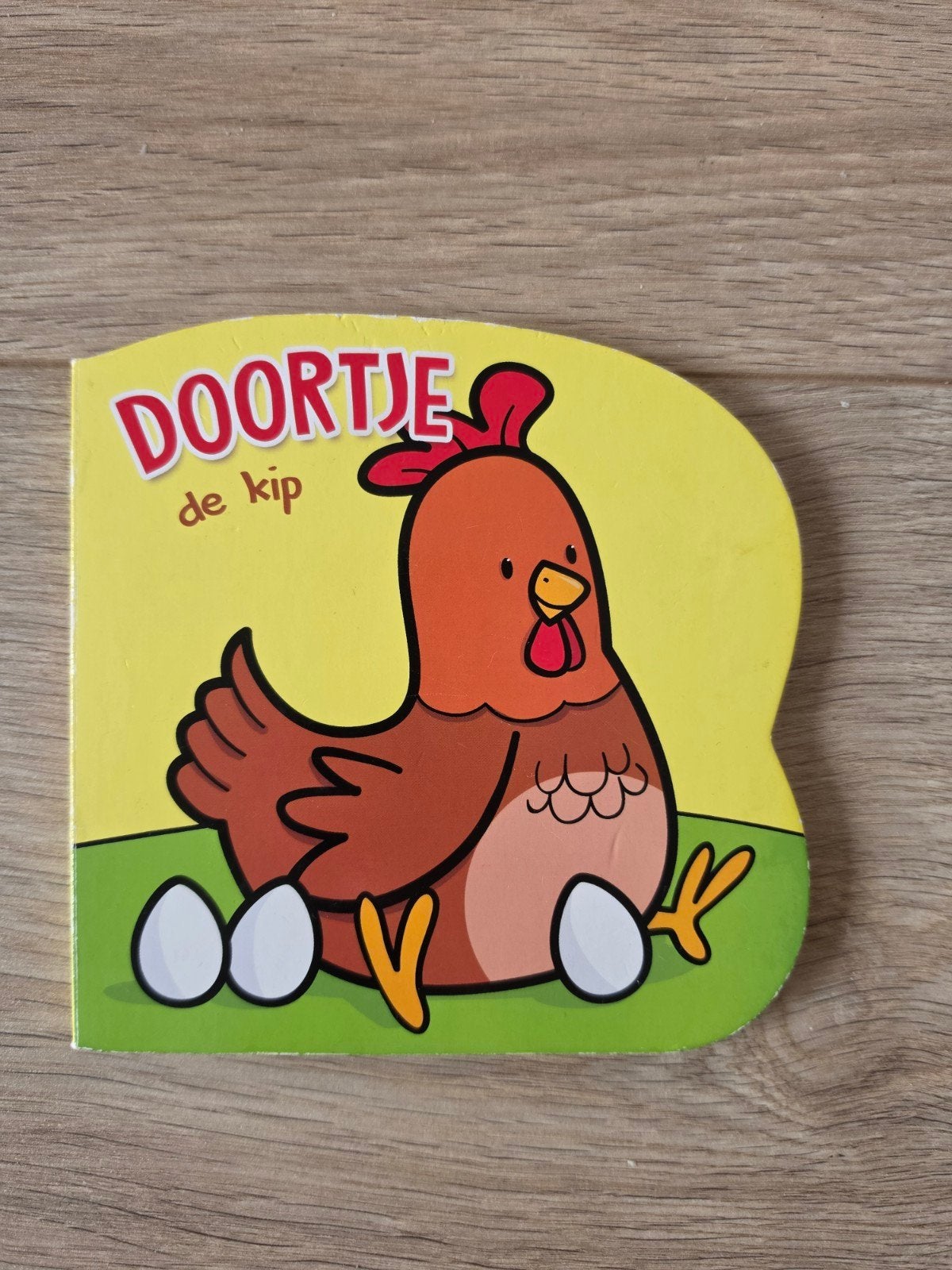 Doortje de kip klein dik karton boekje, Ophalen of Verzenden, Gelezen