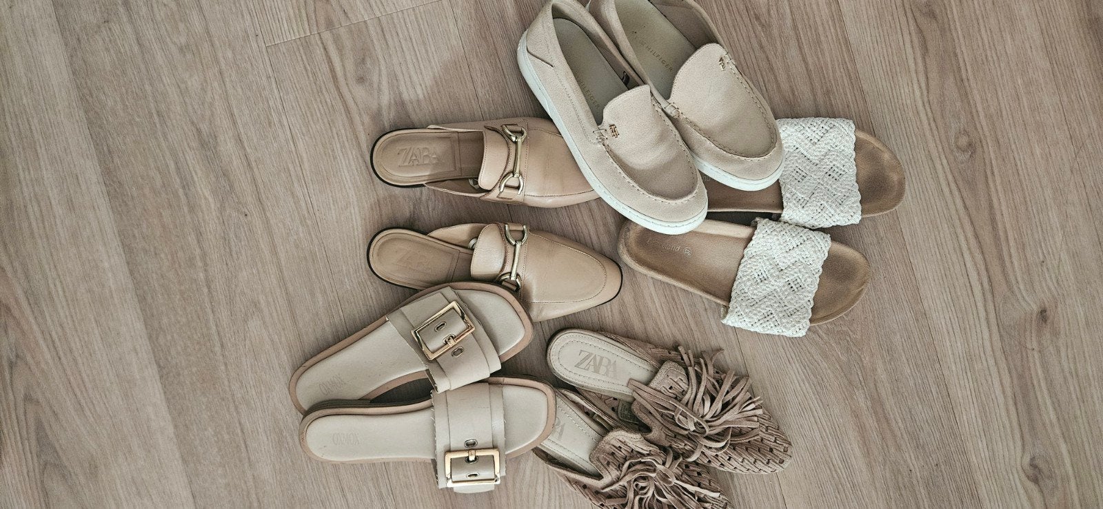 Diverse collectie beige schoenen en sandalen maat 37, Kleding | Dames, Ophalen of Verzenden, Zo goed als nieuw, Beige, Sandalen of Muiltjes