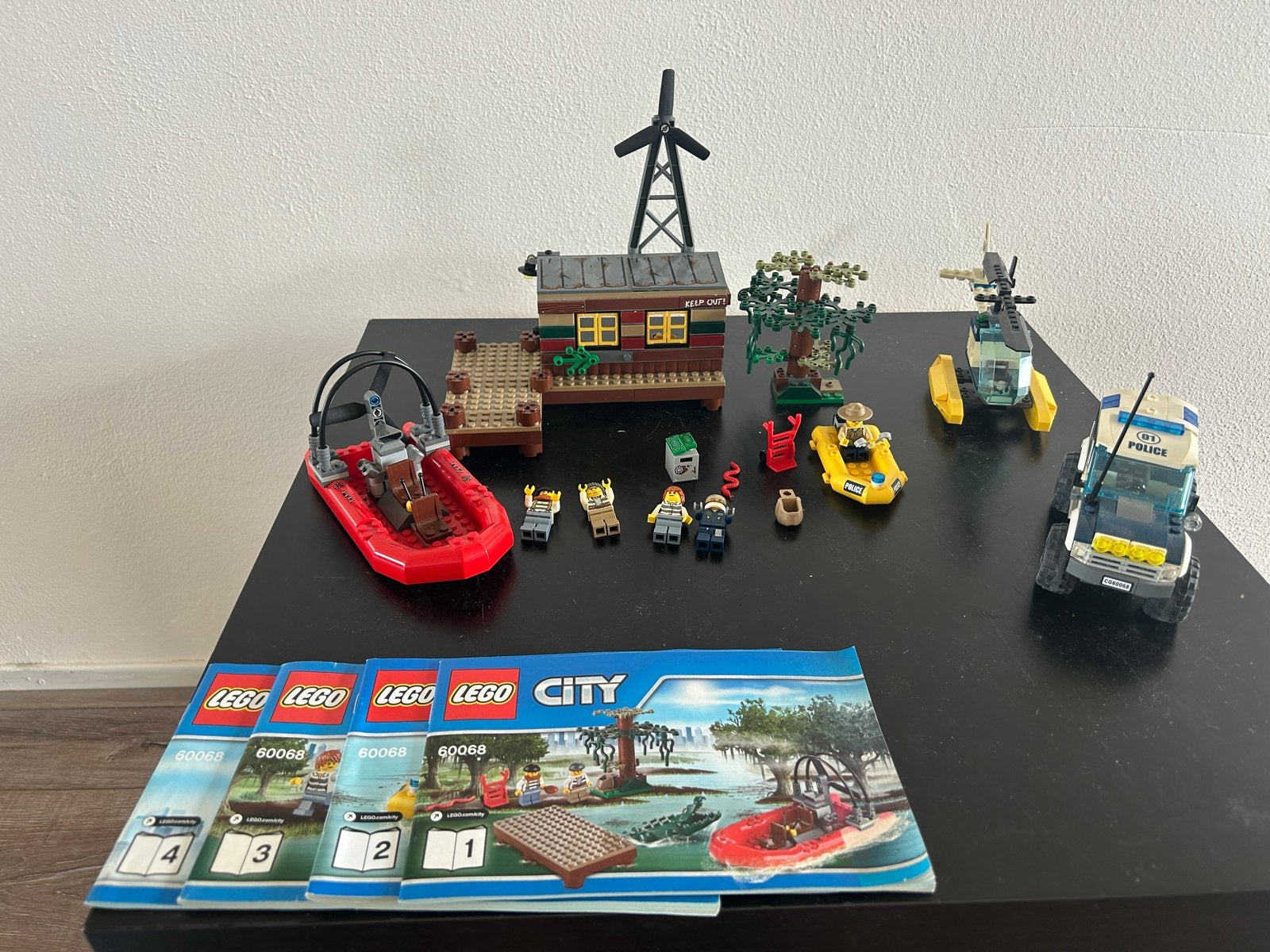 LEGO City 60068 Boeven Achtervolging Moeras Politie, Lego, Ophalen of Verzenden, Complete set, Inclusief instructies