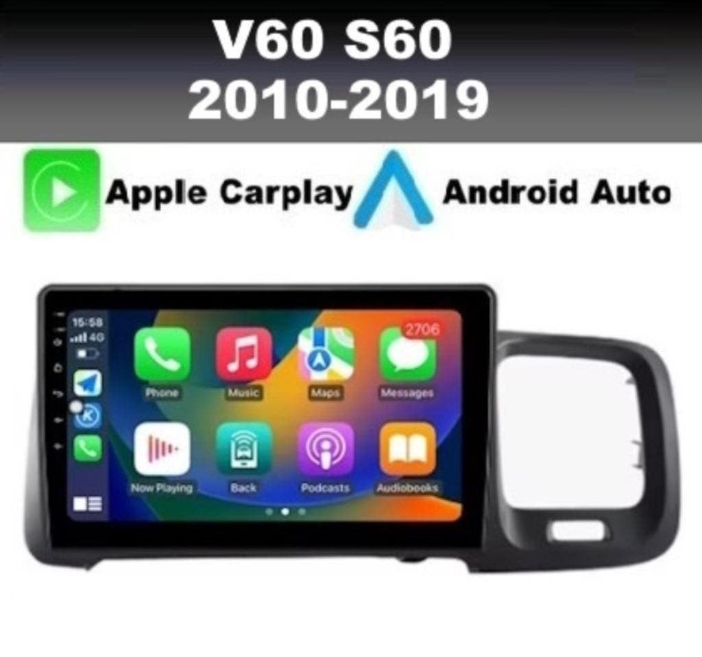 Volvo V60 S60 navigatie android 14 apple carplay dab+ wifi, Ophalen of Verzenden, Nieuw