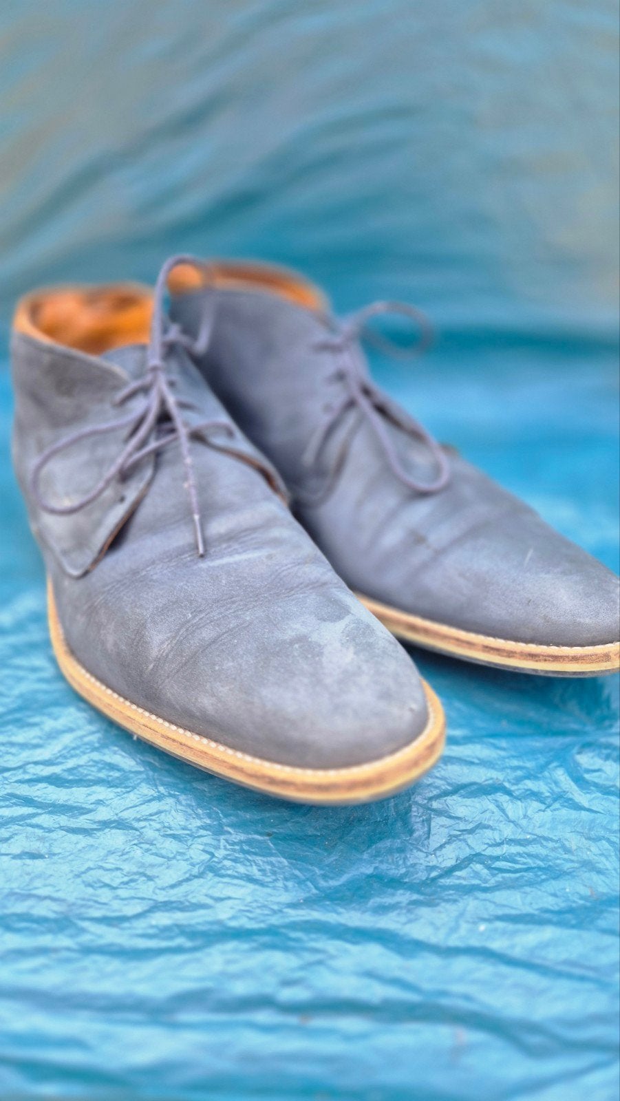 Greve suède blauwe schoenen, maat 45, Kleding | Heren, Schoenen, Blauw, Ophalen of Verzenden, Gedragen, Greve