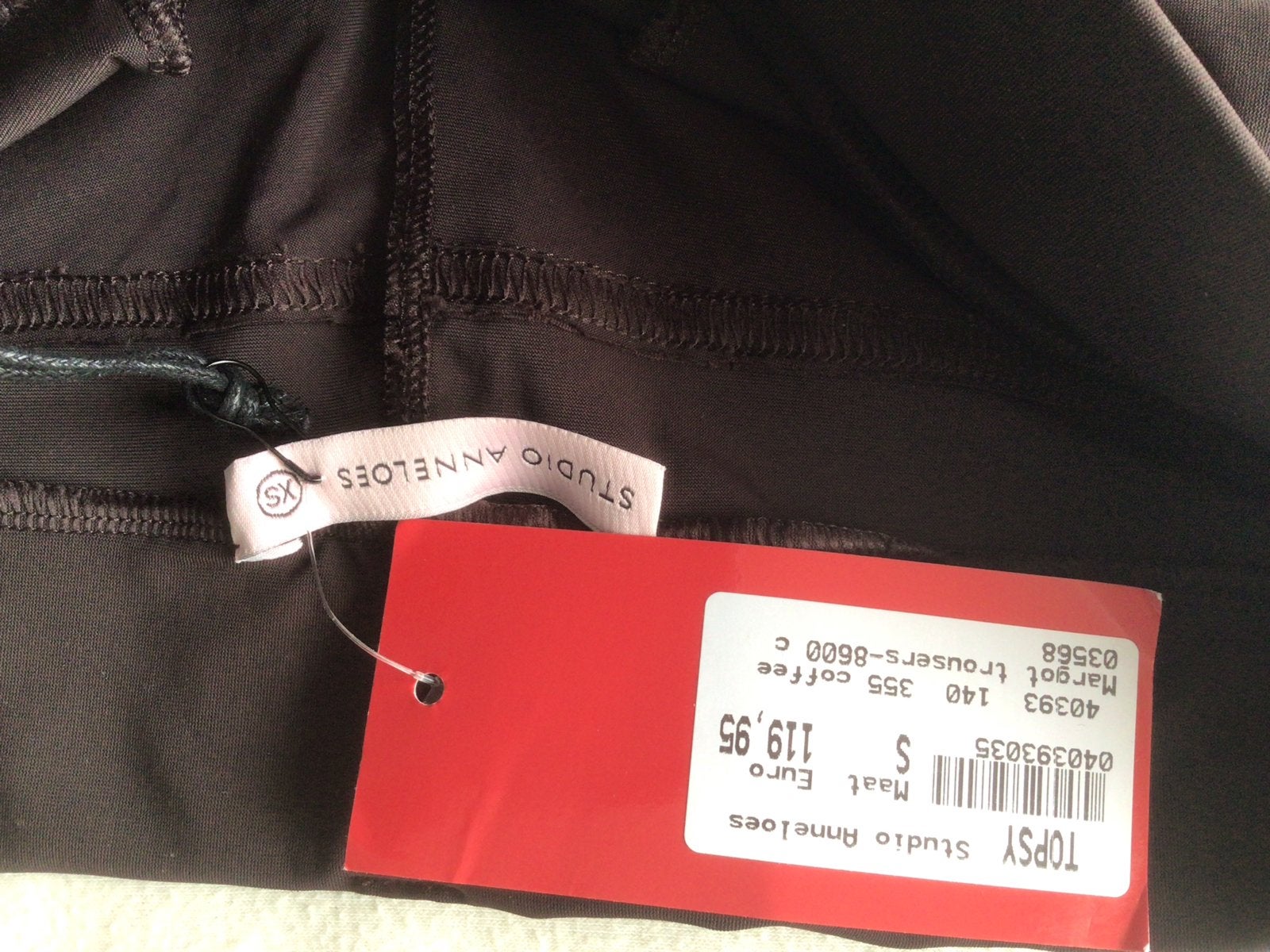 Studio Anneloes Margot trousers coffee brown maat S, Bruin, Nieuw, Ophalen of Verzenden, Maat 36 (S)