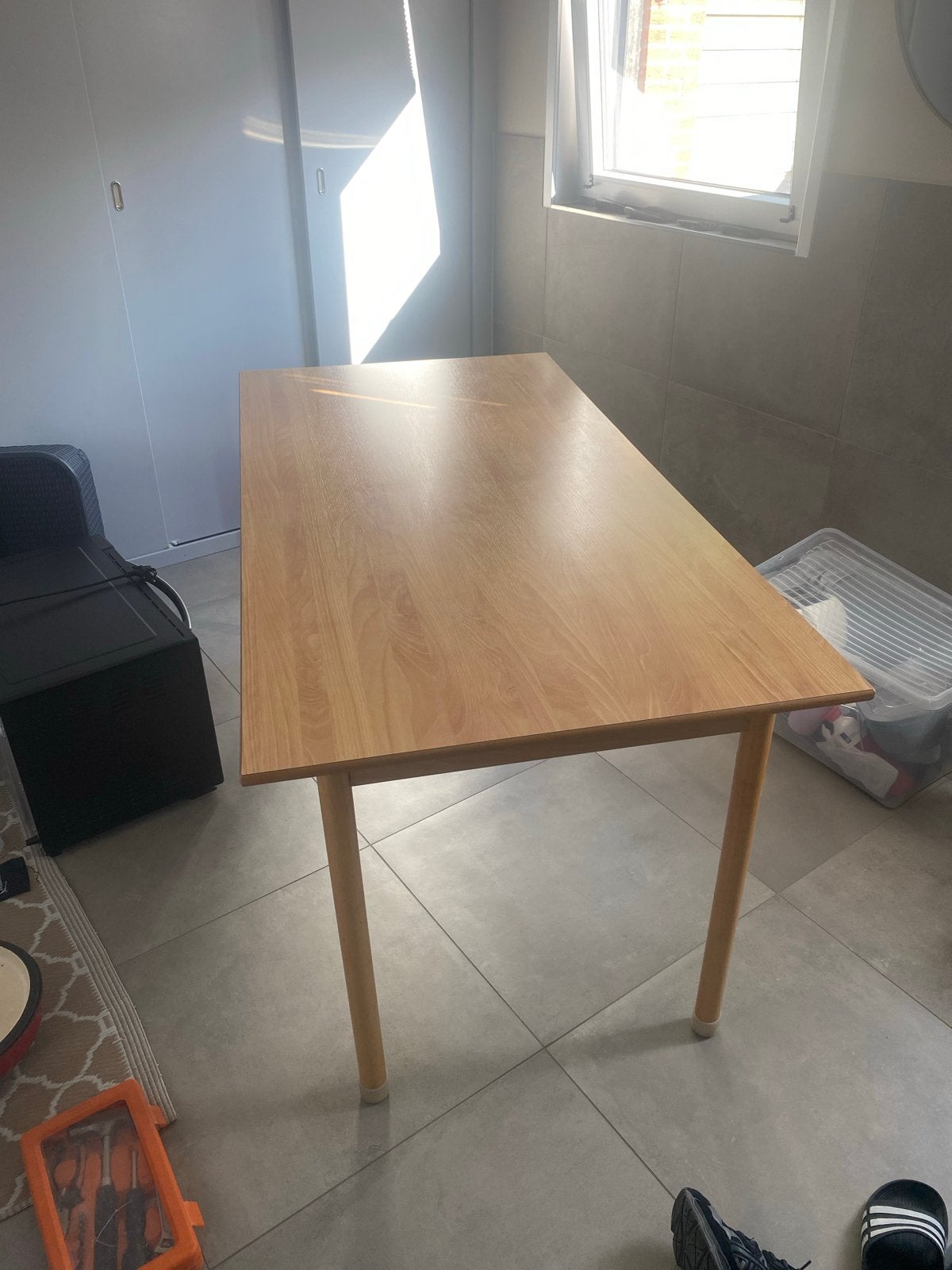 Houten eettafel 160x80 cm, Huis en Inrichting, Ophalen, Gebruikt, 50 tot 100 cm, 150 tot 200 cm
