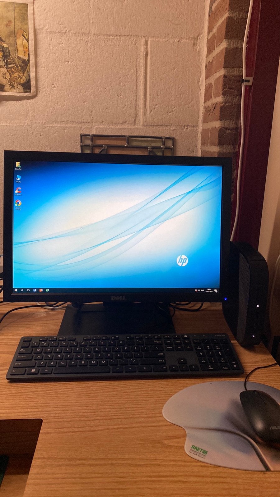 HP T530 met Windows 10 of Home Assistent Systeem erop, Computers en Software, Desktop Pc's, Ophalen of Verzenden, Zo goed als nieuw