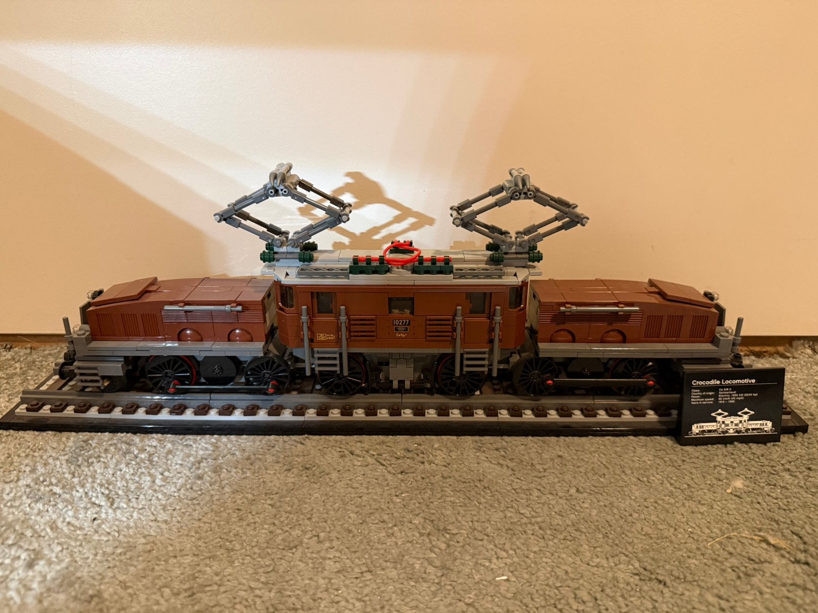 LEGO Creator Expert 10277: Crocodile Locomotive, Lego, Ophalen of Verzenden, Zo goed als nieuw, Compleet