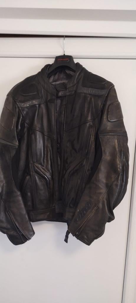 Tweedehands leren motorjas - DIFI - maat 52, Motoren, Kleding | Motorkleding, Ophalen, Heren, Difi, Jas | leer