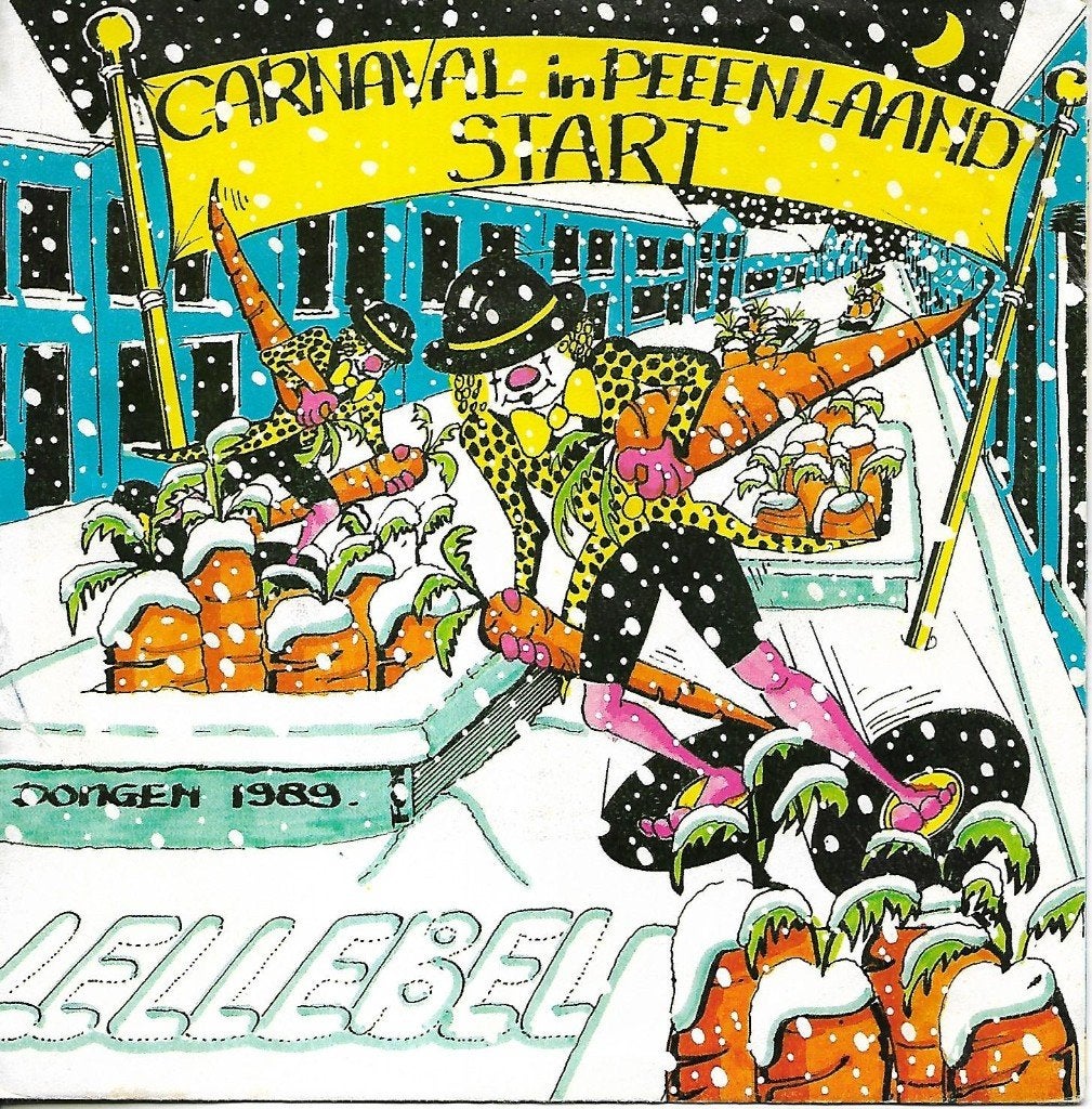Duo Lellebel - Carnaval in Peejelaand, Gebruikt, 7 inch, Single, Ophalen of Verzenden
