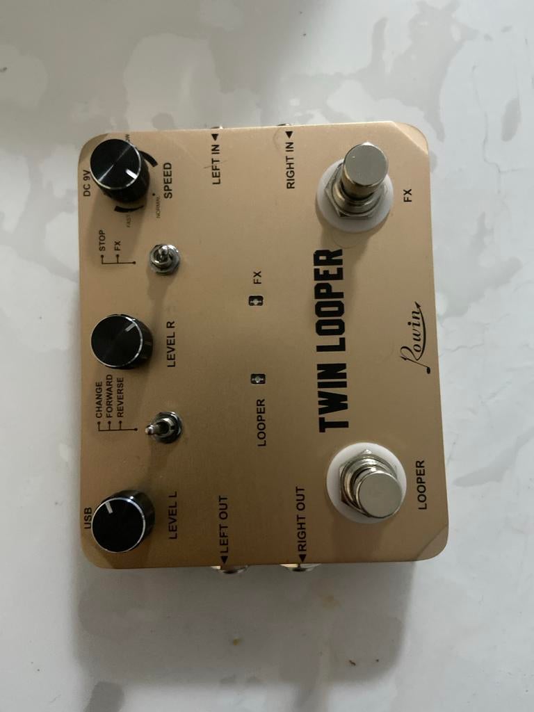 Rowin Twin Looper Gitaar Pedaal - Zo goed als nieuw, Ophalen, Zo goed als nieuw, Overige typen
