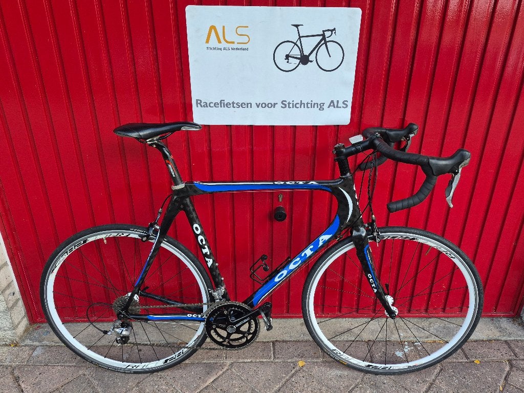 Octa Dames/Heren Racefiets Full Carbon met Shimano 105, 28 inch, 2ehandsracefietsen.nl, Gebruikt, Velgrem