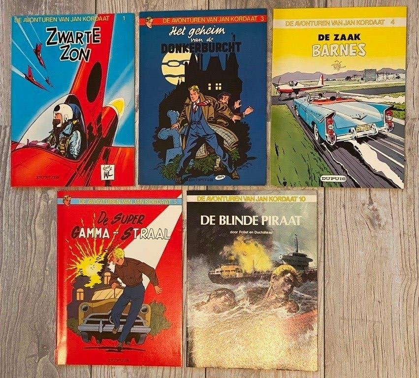 Dupuis /Jan Kordaat diverse delen (8x) - zie omschrijving !, Boeken, Ophalen of Verzenden, Zo goed als nieuw, Jijé, Meerdere stripboeken