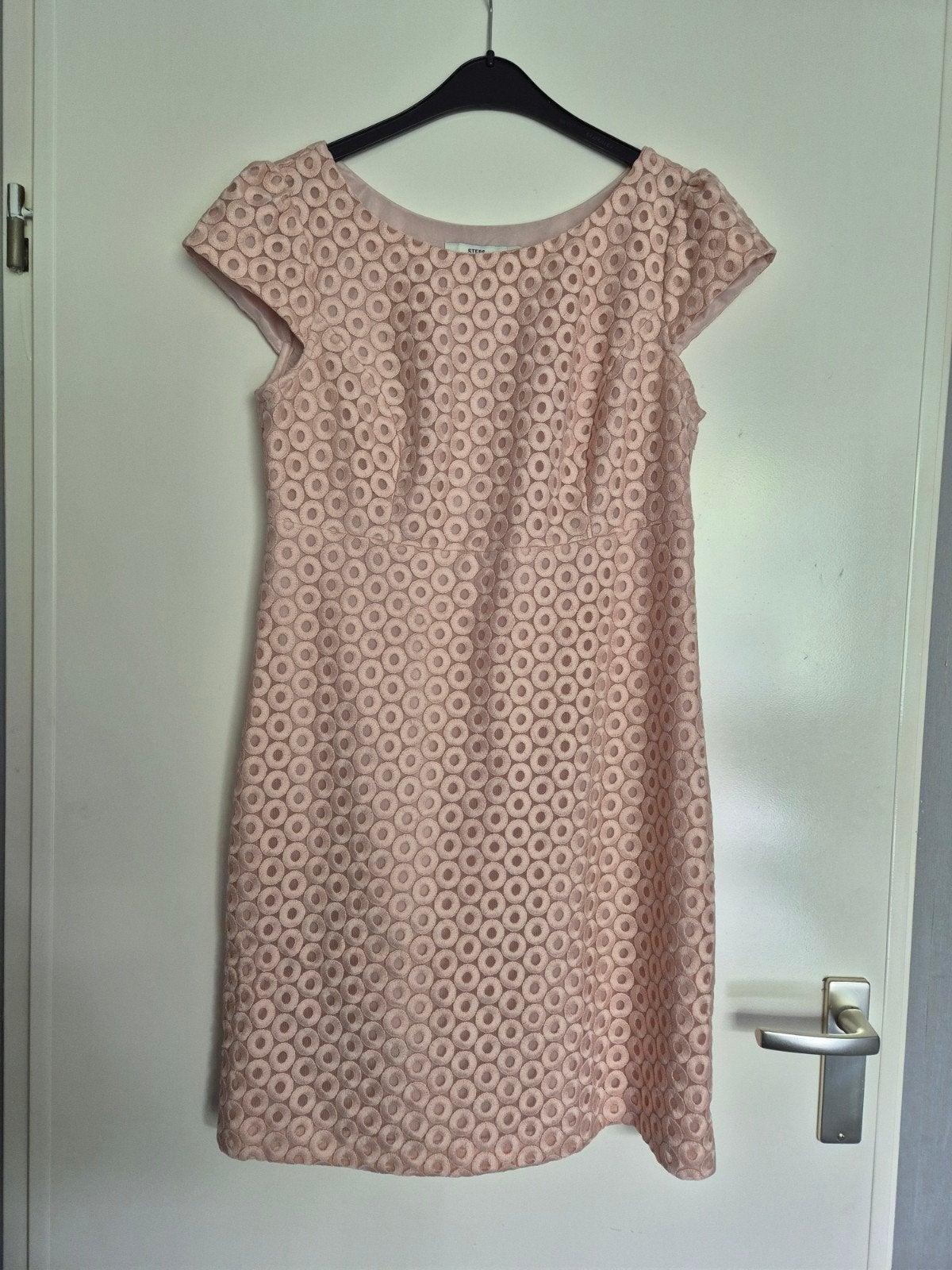 Mooi zalmroze jurkje van Steps, maat 42, Kleding | Dames, Jurken, Zo goed als nieuw, Maat 42/44 (L), Roze, Ophalen