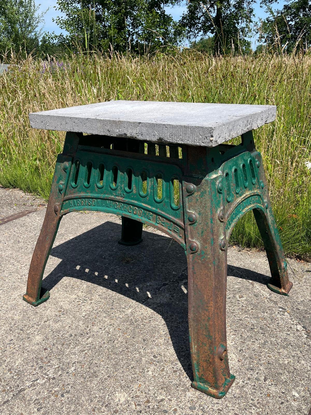 Stoere industriele fabriekstafel tafel uit Engeland