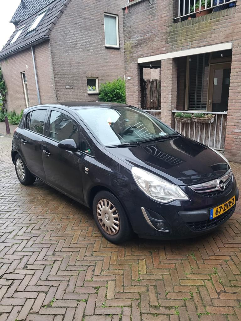 Opel Corsa 1.2 Ecoflex 5D 2011 Zwart, Auto's, Opel, Particulier, Corsa, Airbags, Airconditioning, Elektrische ramen, Radio, Benzine