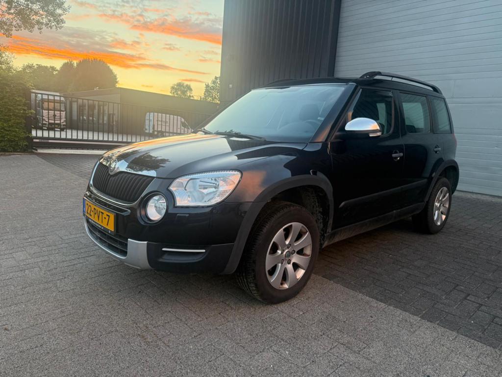 Skoda Yeti 1.2 TSI 77KW DSG 2011 Zwart, Auto's, Skoda, Bedrijf, Yeti, Benzine, B, SUV of Terreinwagen, Automaat, Origineel Nederlands